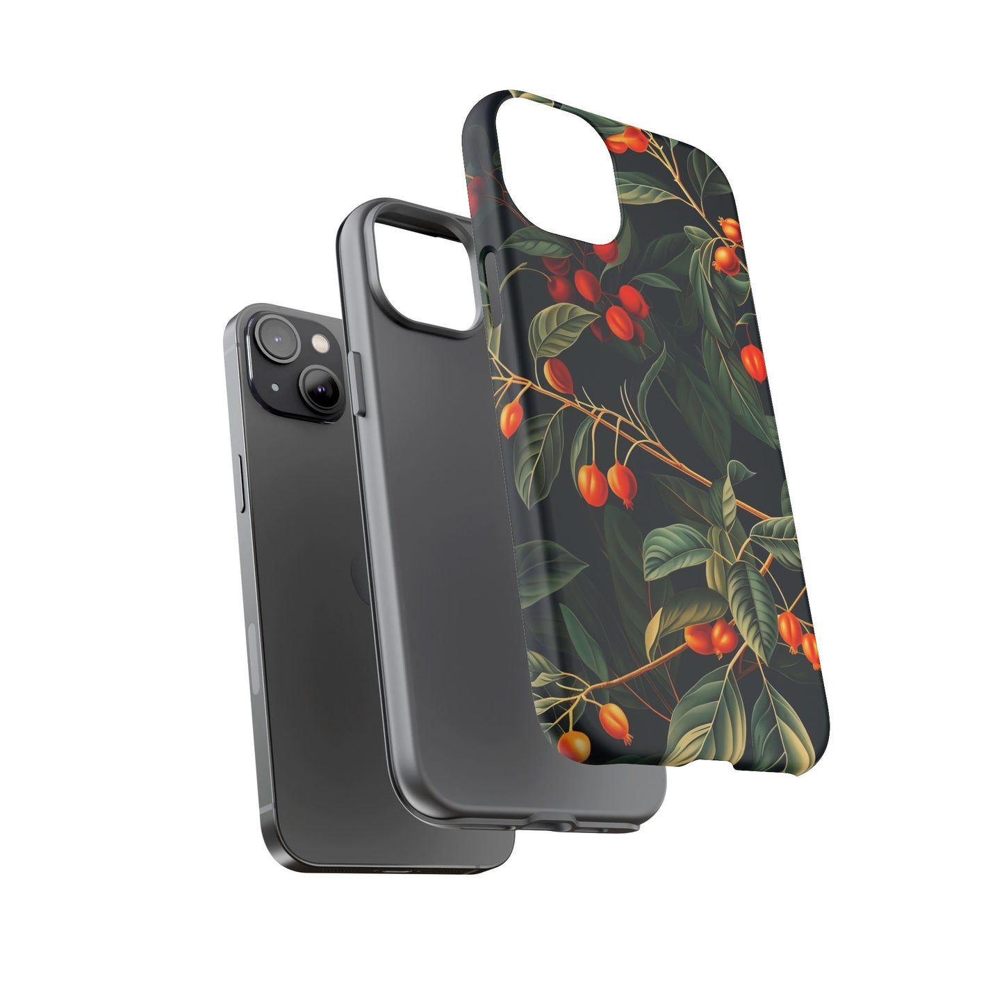 Tough Cases, Floral Phone Case, Nature-Inspired Tech, Unique Gift, Phone Accessory, Botanical Design, Fall Vibes