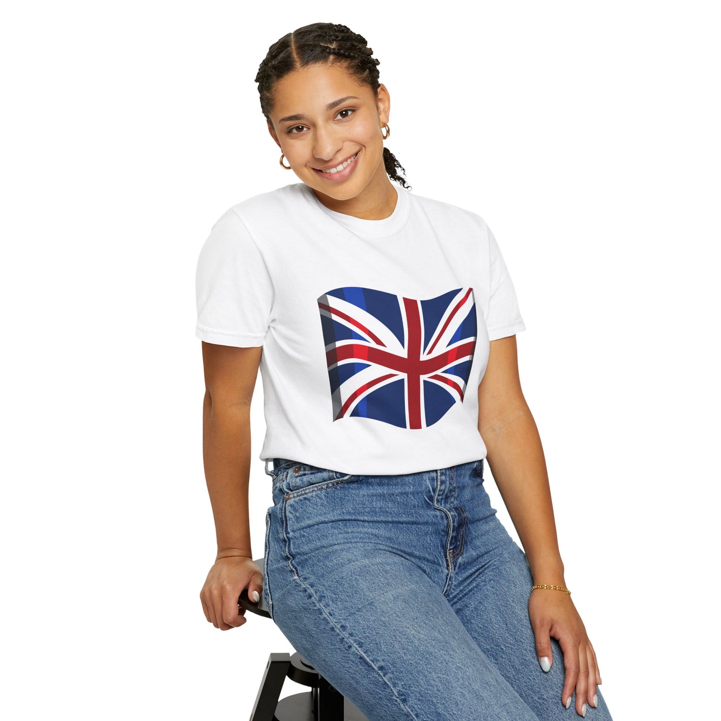 Unisex Garment-Dyed T-shirt - The Union Jack - Symbol of Britain