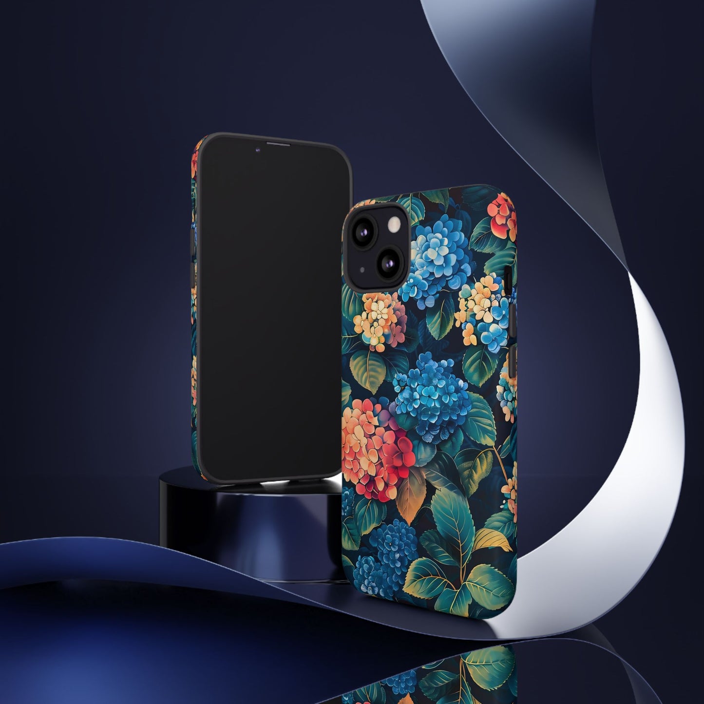 Floral Tough Phone Case, Durable Smartphone Cover, Flower Design, Gift for Her, Stylish Protection
