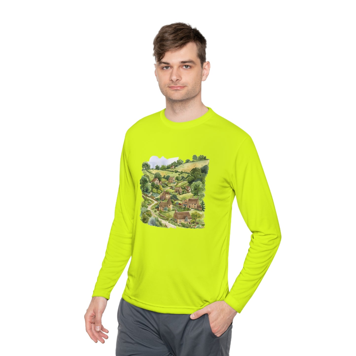 Unisex Lightweight Long Sleeve Tee - British Nature - Scenic Landscapes and Natural Beauty
