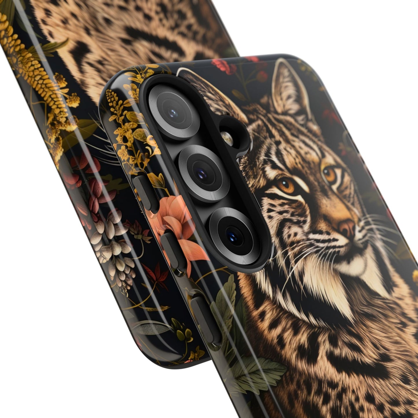 Wildlife Phone Case with Lynx Design, Tough Cases, Animal Lovers Gift, Nature Inspired Accessories, Unique Tech Protection