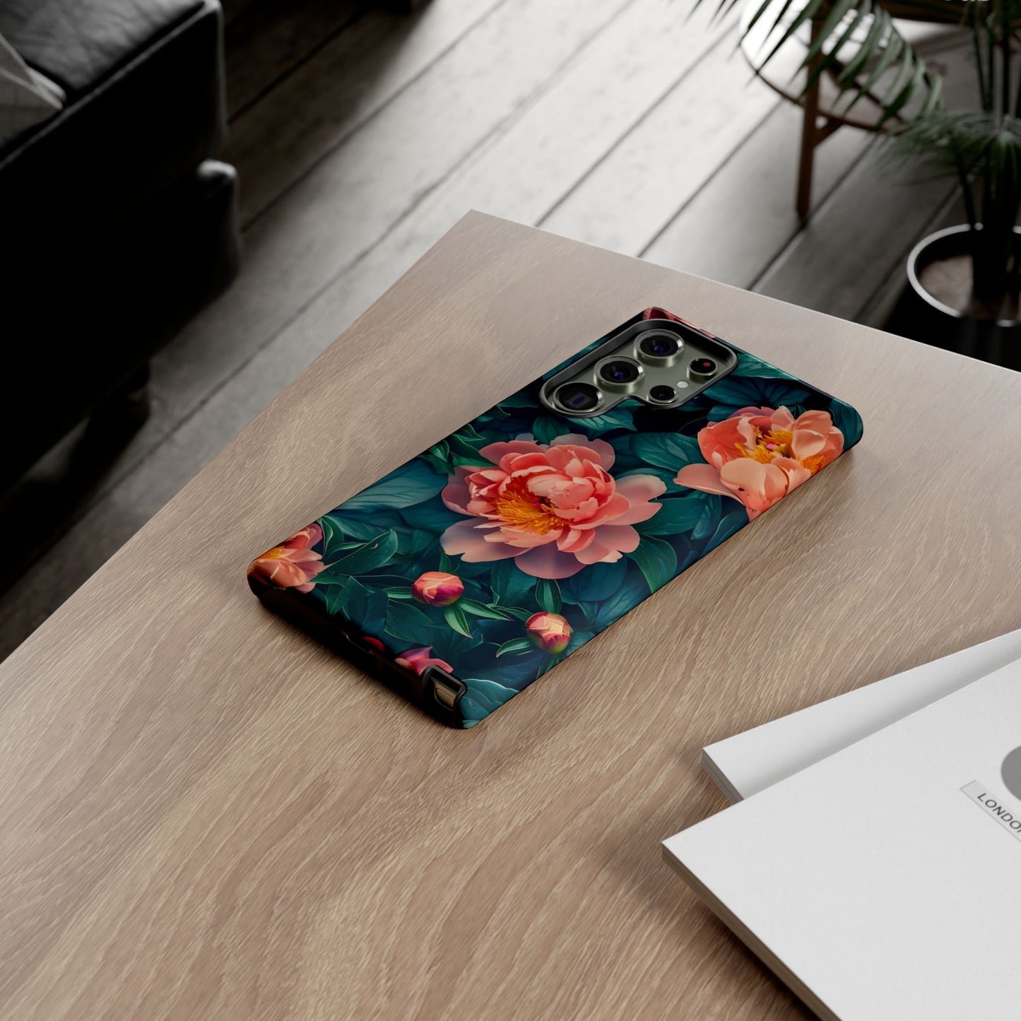 Floral Phone Case - Tough Cases, Flower Design, Botanical Art, Phone Accessory, Gift for Her, Nature Lovers