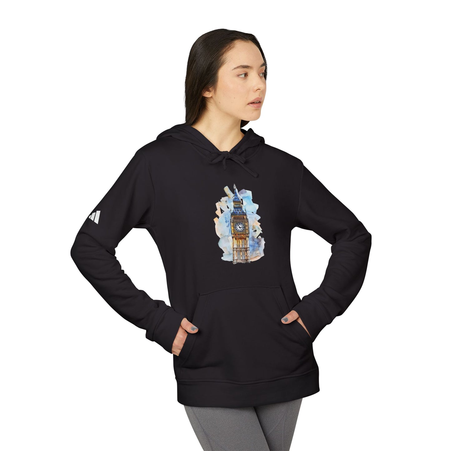 Adidas Unisex Fleece Hoodie - Cozy, Stylish Comfort for Everyday Wear