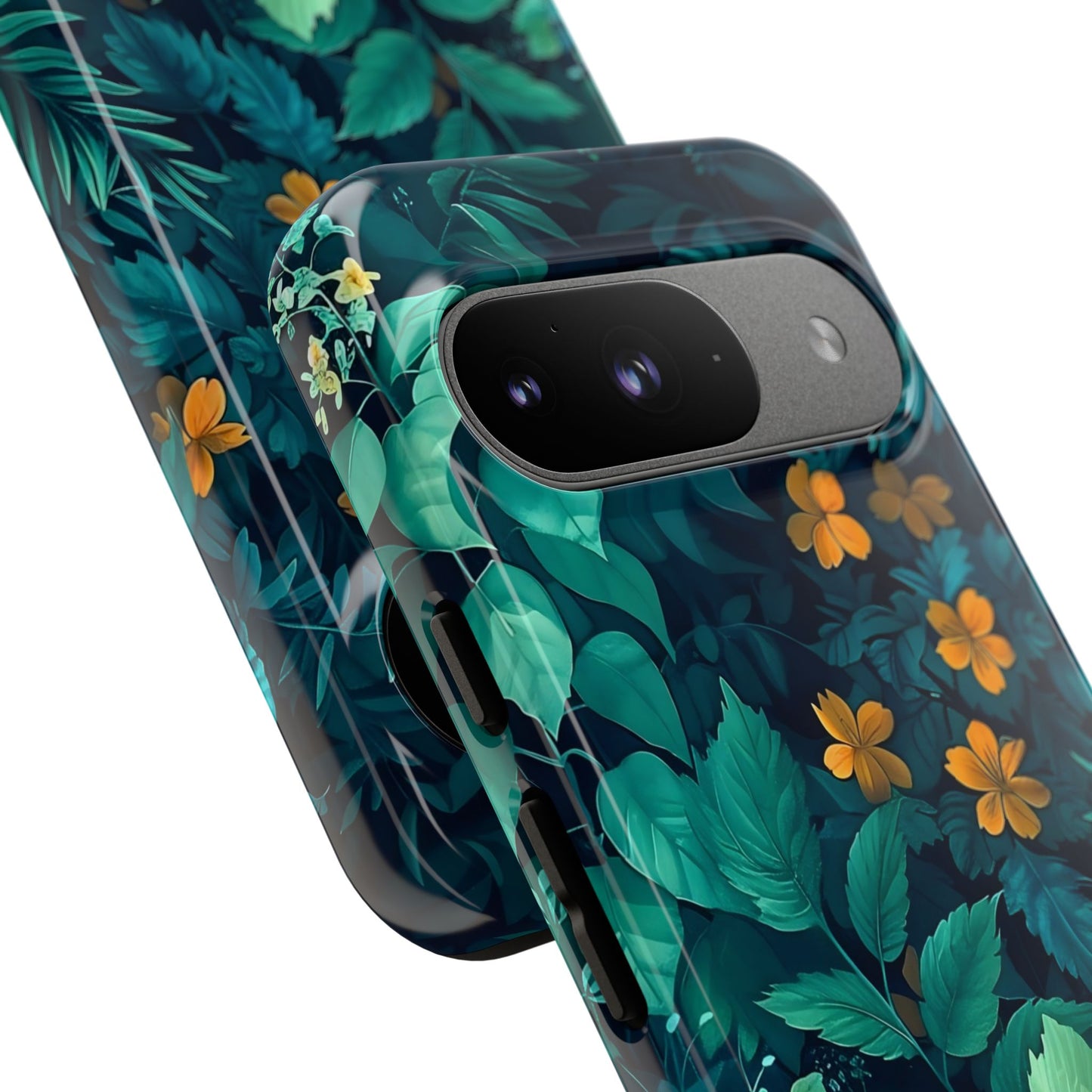 Tough Floral Phone Case, Floral Phone Cover, Nature-Inspired Phone Protector, Greenery Mobile Case, Eco-Friendly Gift Ideas