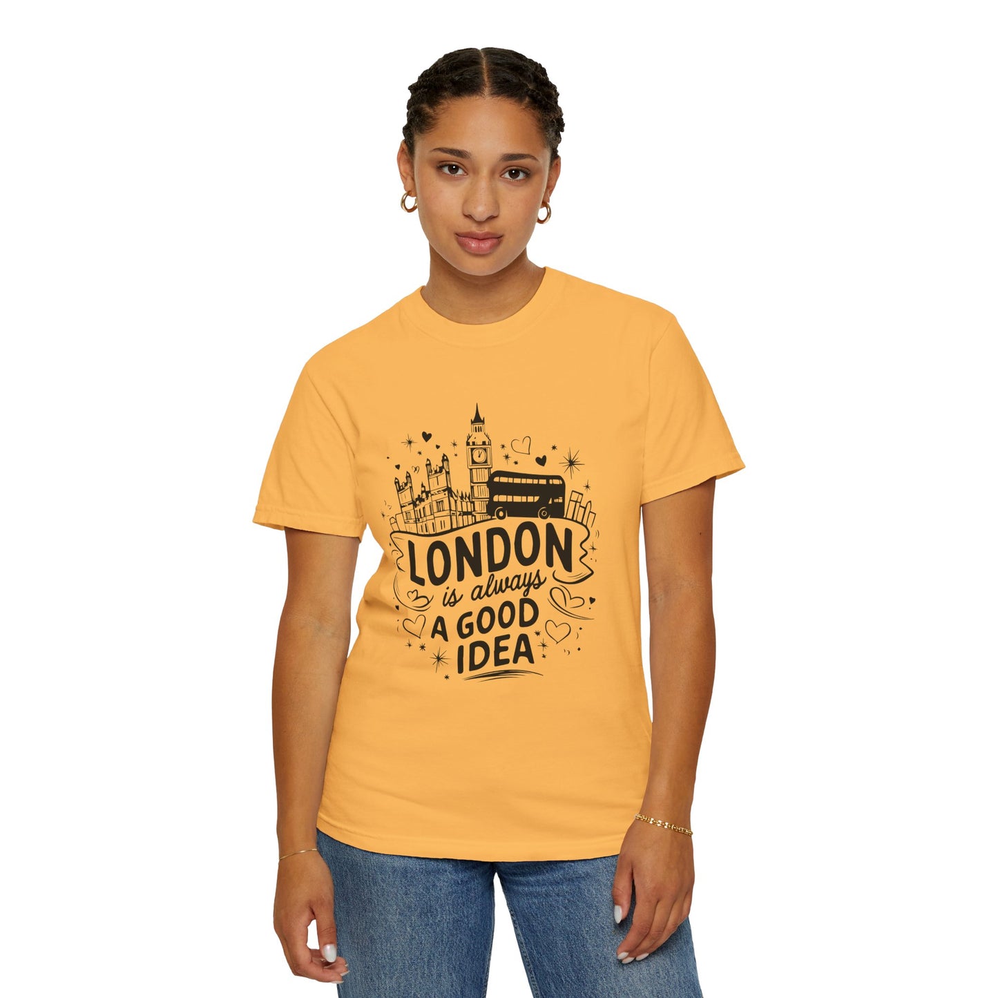 Unisex Garment-Dyed T-shirt - London is Always a good idea