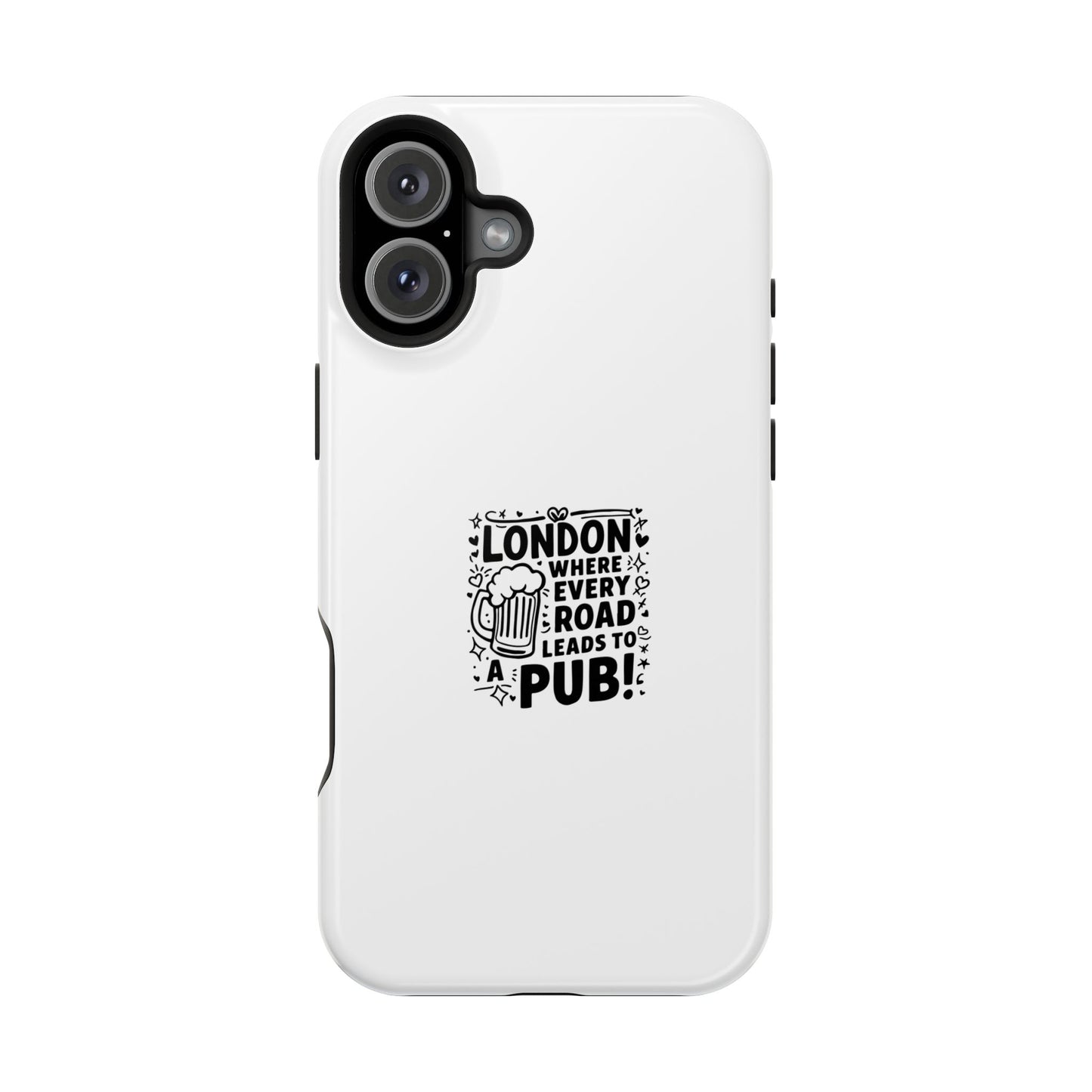 London Pub Themed Magnetic Tough Case - Perfect for Beer Lovers and Travelers