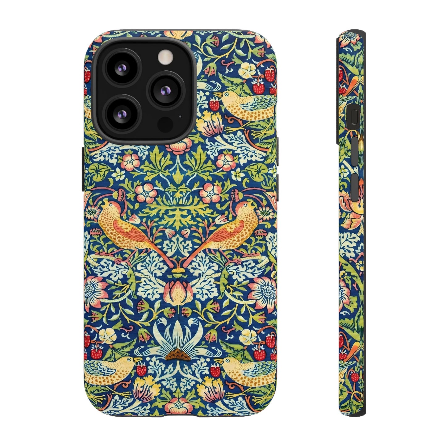 Floral Phone Case | Tough Cases, Stylish Protection, Unique Gift, Eco-Friendly, Floral Pattern, Bird Design