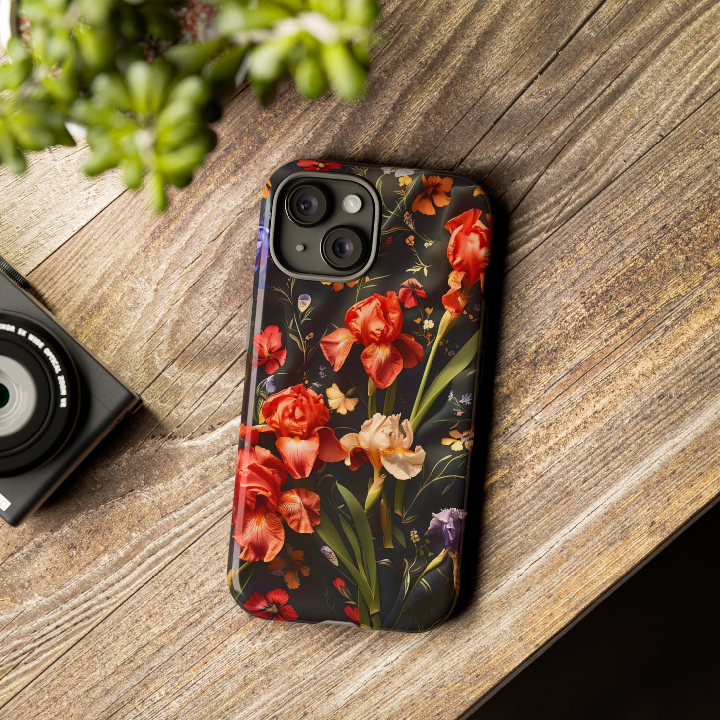 Floral Tough Case for Phone, Durable Protective Phone Cover, Gift for Flower Lovers, Phone Accessories, Spring Vibes