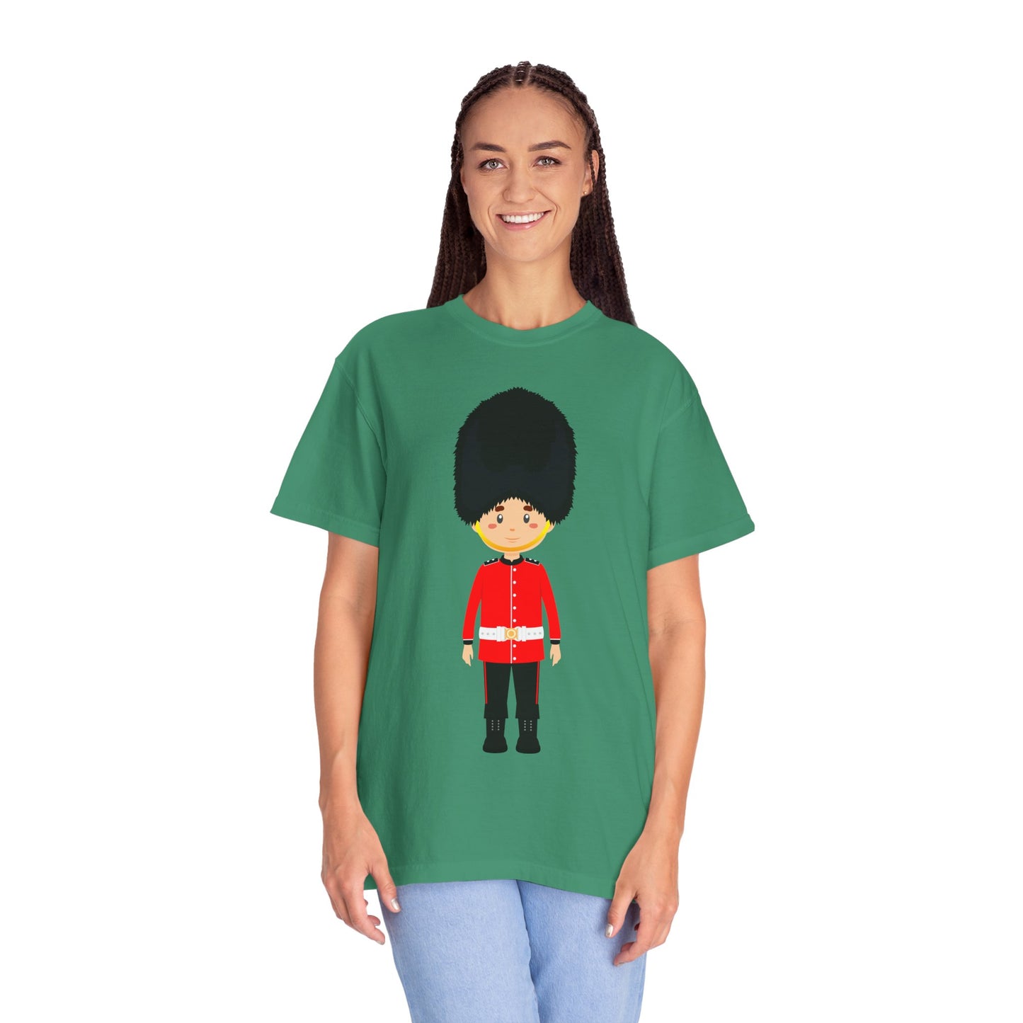 Unisex Garment-Dyed T-shirt - Cornwall’s Pride - Red Jacket at the Army Museum