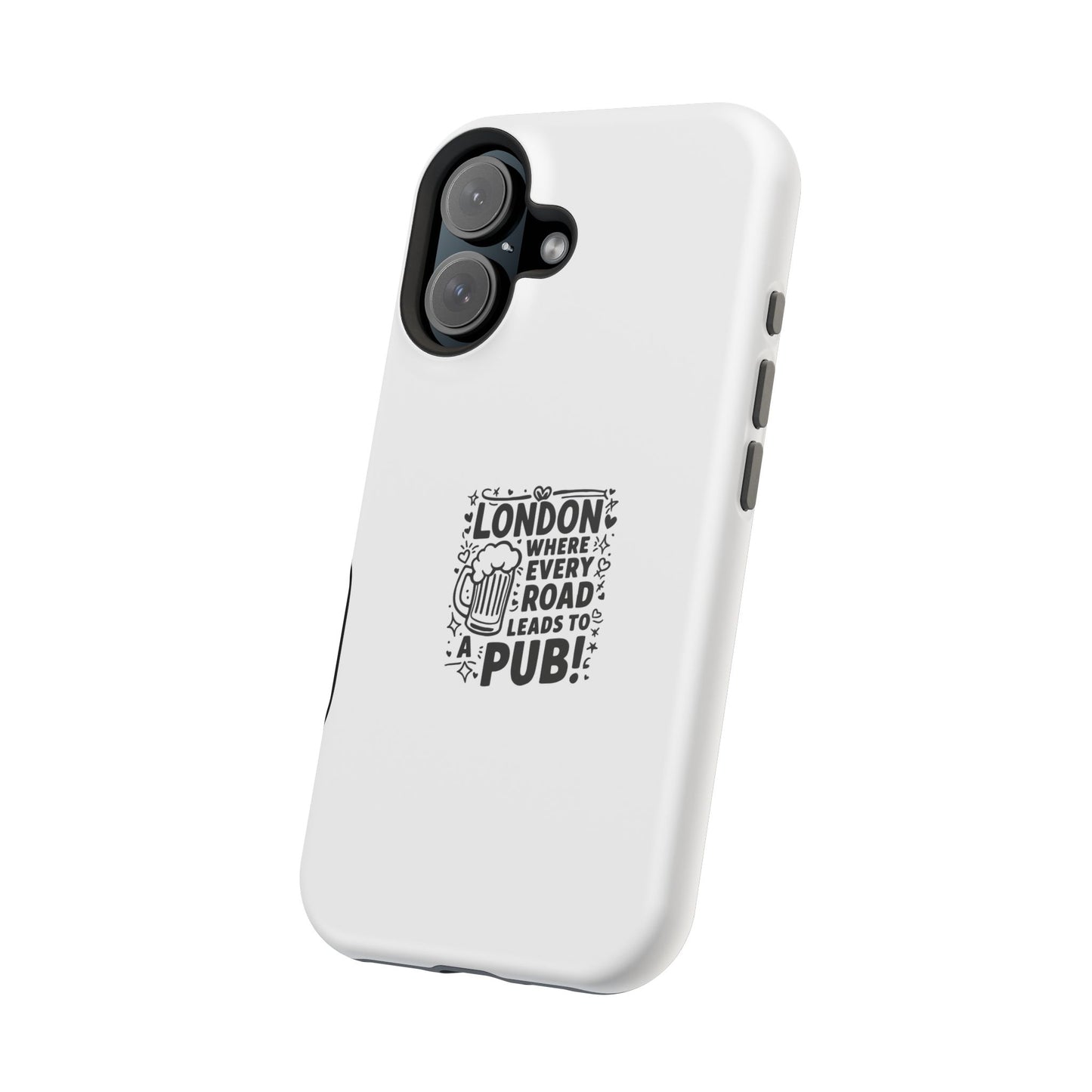 London Pub Themed Magnetic Tough Case - Perfect for Beer Lovers and Travelers