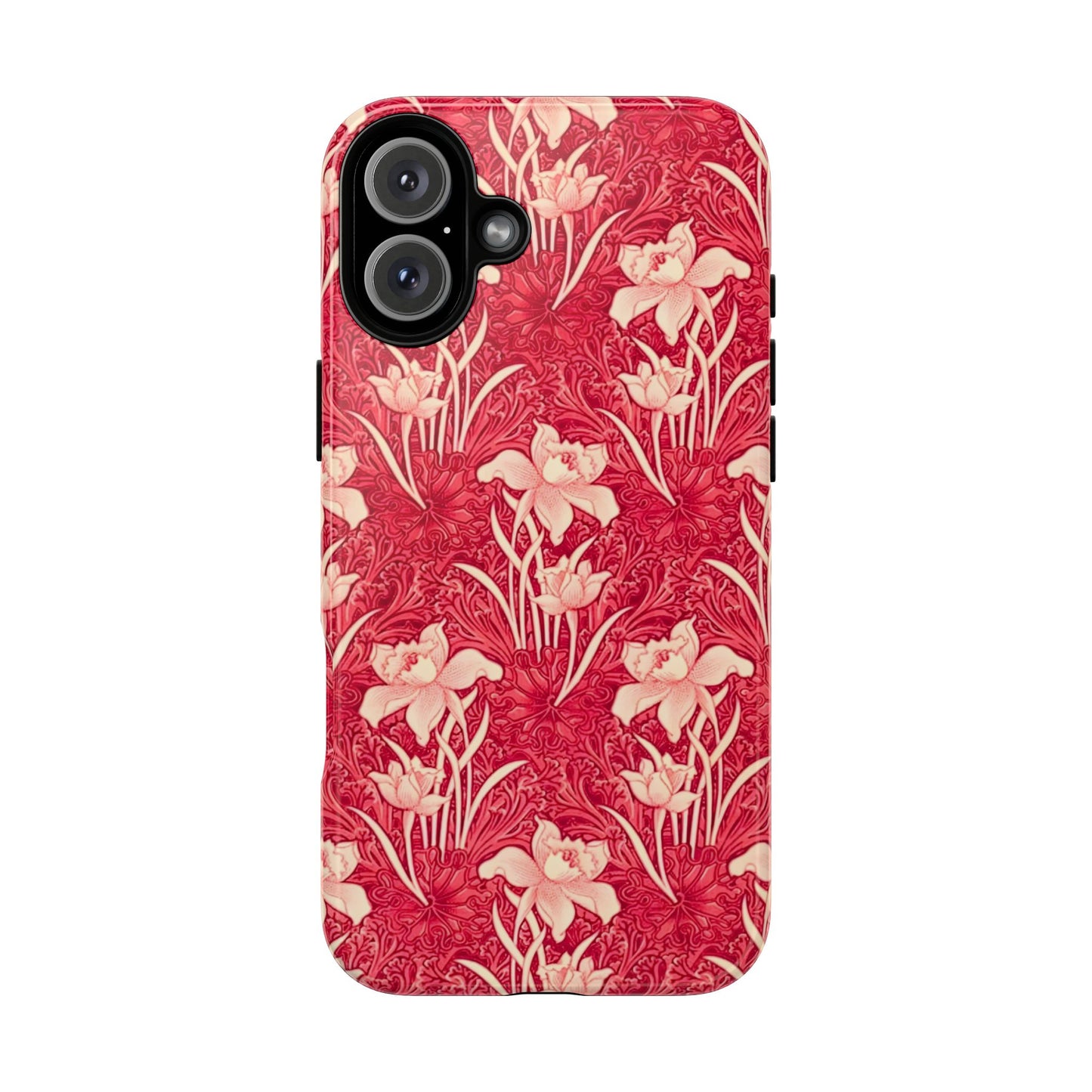 Floral Tough Phone Case - Durable, Stylish Accessory, Perfect Gift for Her, Floral Pattern, Customizable, Ideal for Daily Use