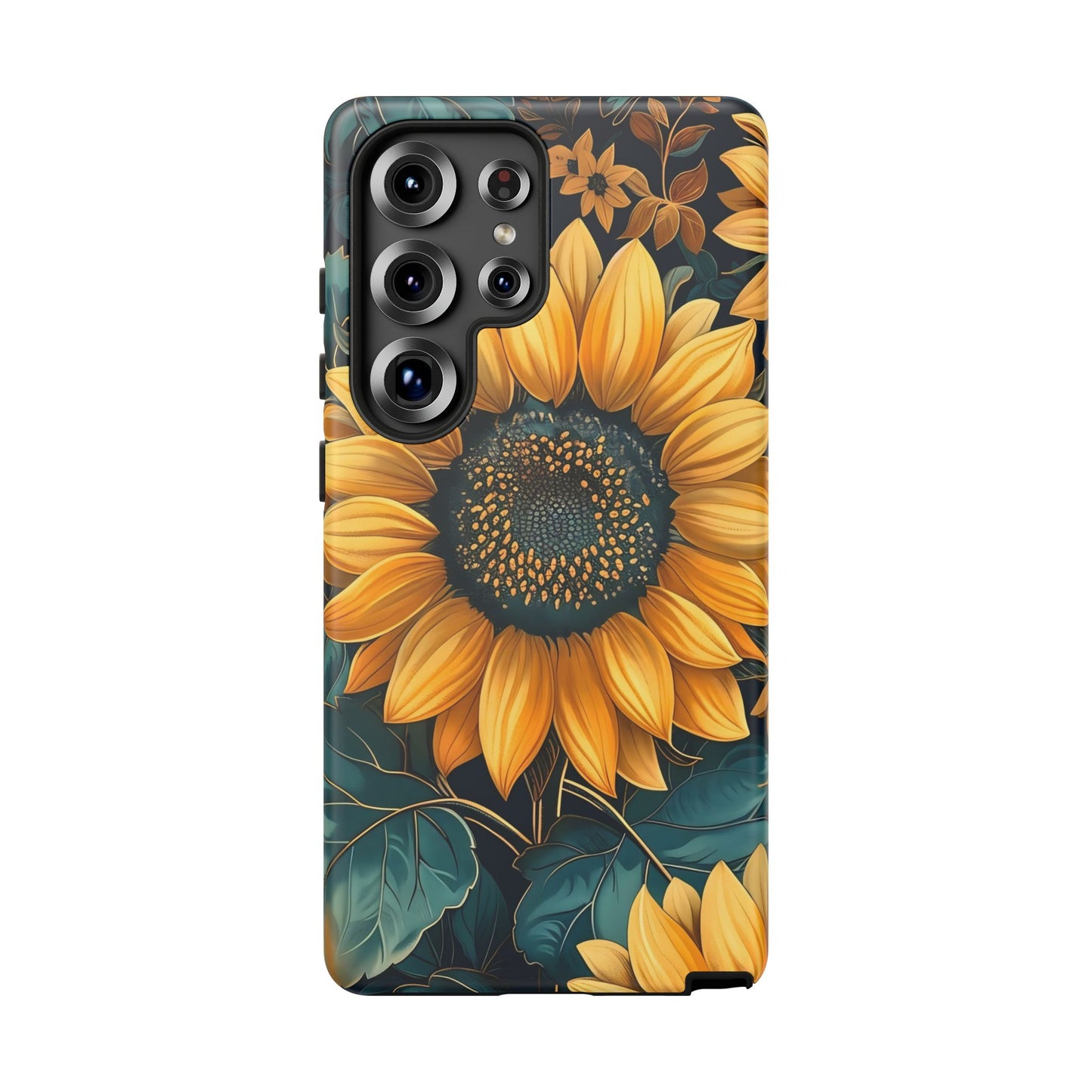 Sunflower Phone Case - Bright Floral Design, Stylish Tough Cover for Sunflower Lovers, Gift for Plant Enthusiasts, Mom Gift, Nature Lovers