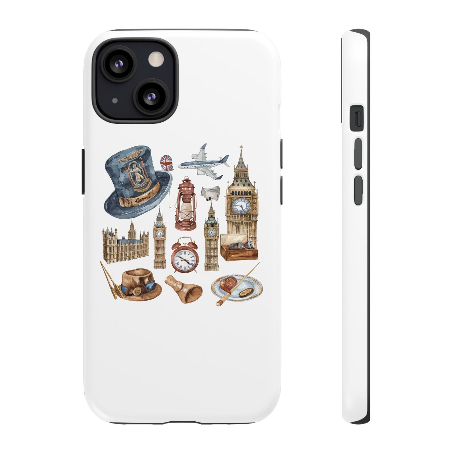London-Themed Phone Case, Durable iPhone Cover, Gift for Travelers, Unique Cell Phone Accessories, Stylish Gadget Protection