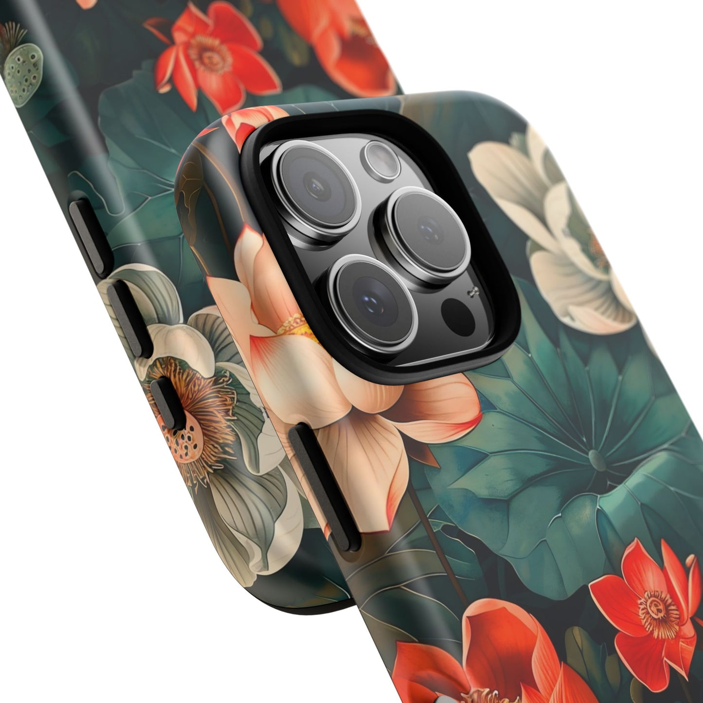 Flower Phone Case, Floral Phone Cover, Tough Case for Floral Lovers, Gift for Her, Stylish Tech Accessories