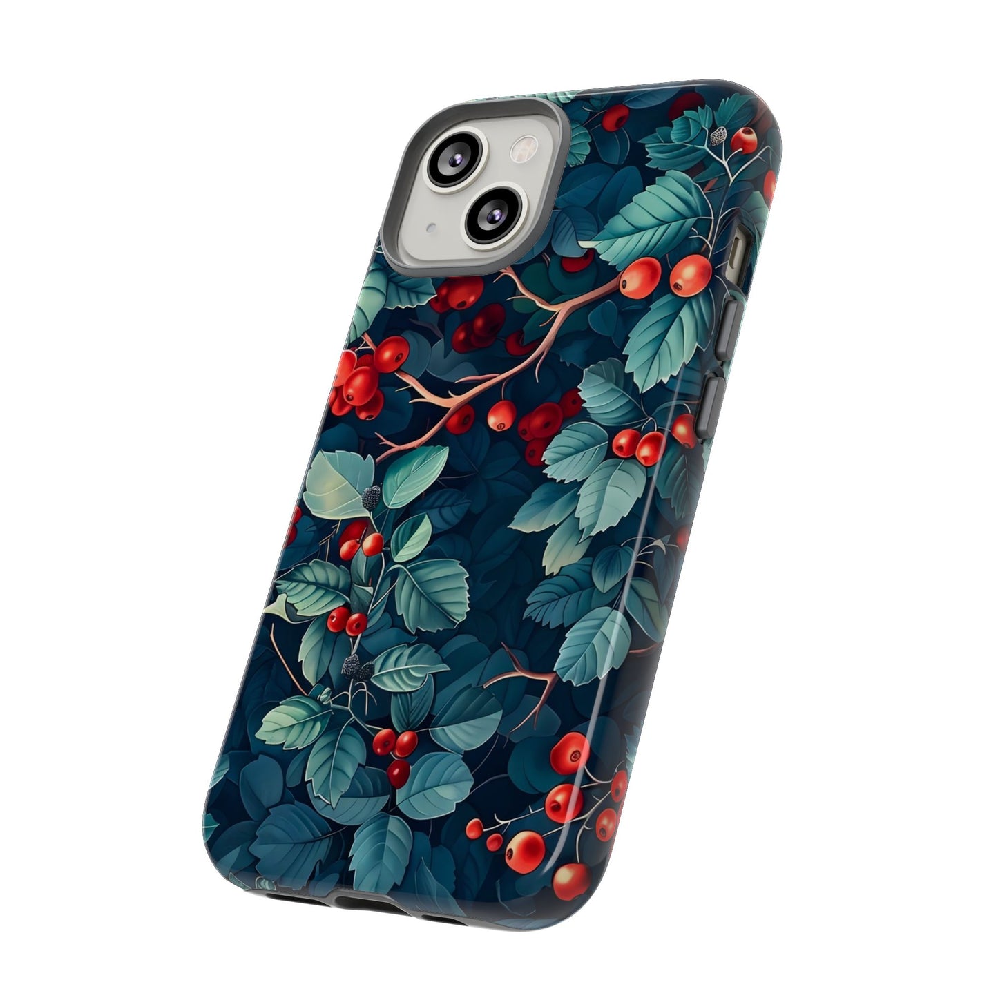 Berry Blossom Phone Case - Nature Lover's Gift, Floral Design, Cute Accessory for Spring, Unique Tech Cover, Perfect for Holidays