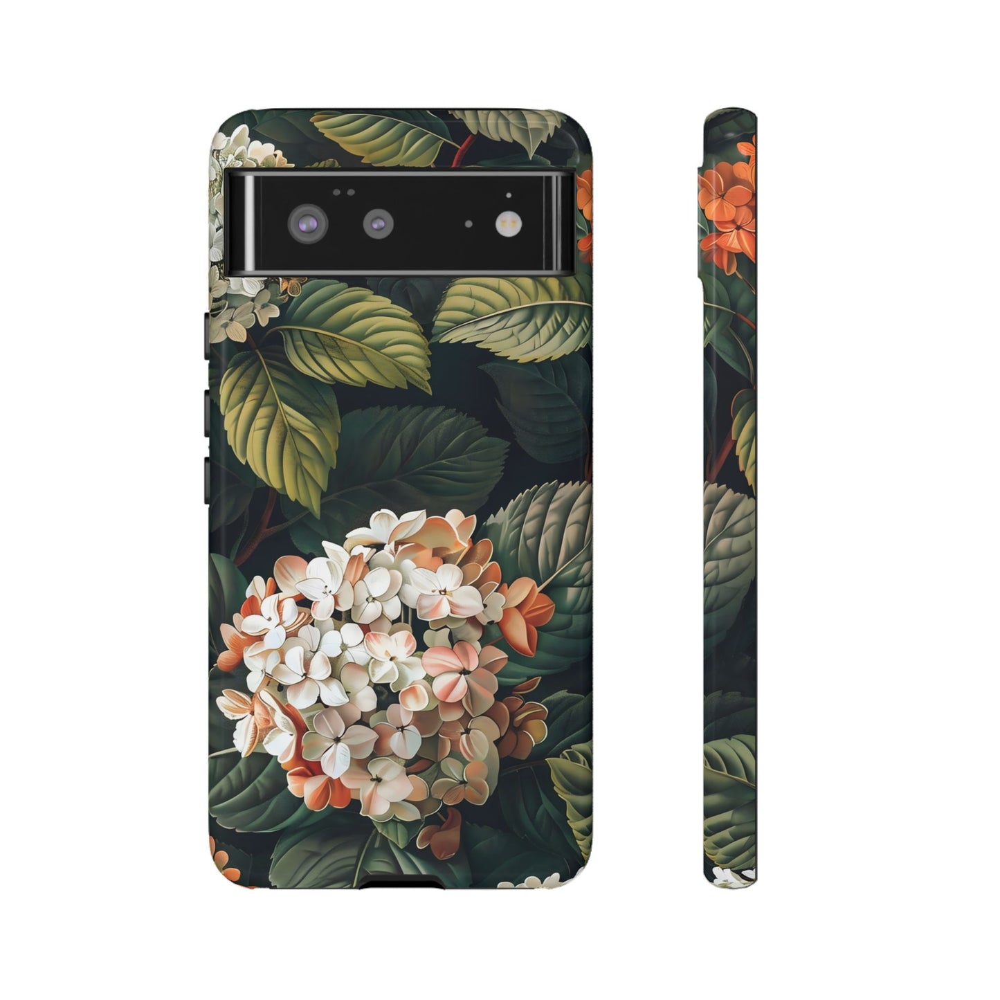 Floral Phone Case - Tough Cases, Nature Lover Gift, Floral Design, Botanical Phone Cover, Stylish Cellphone Accessory, Mother's Day Gift