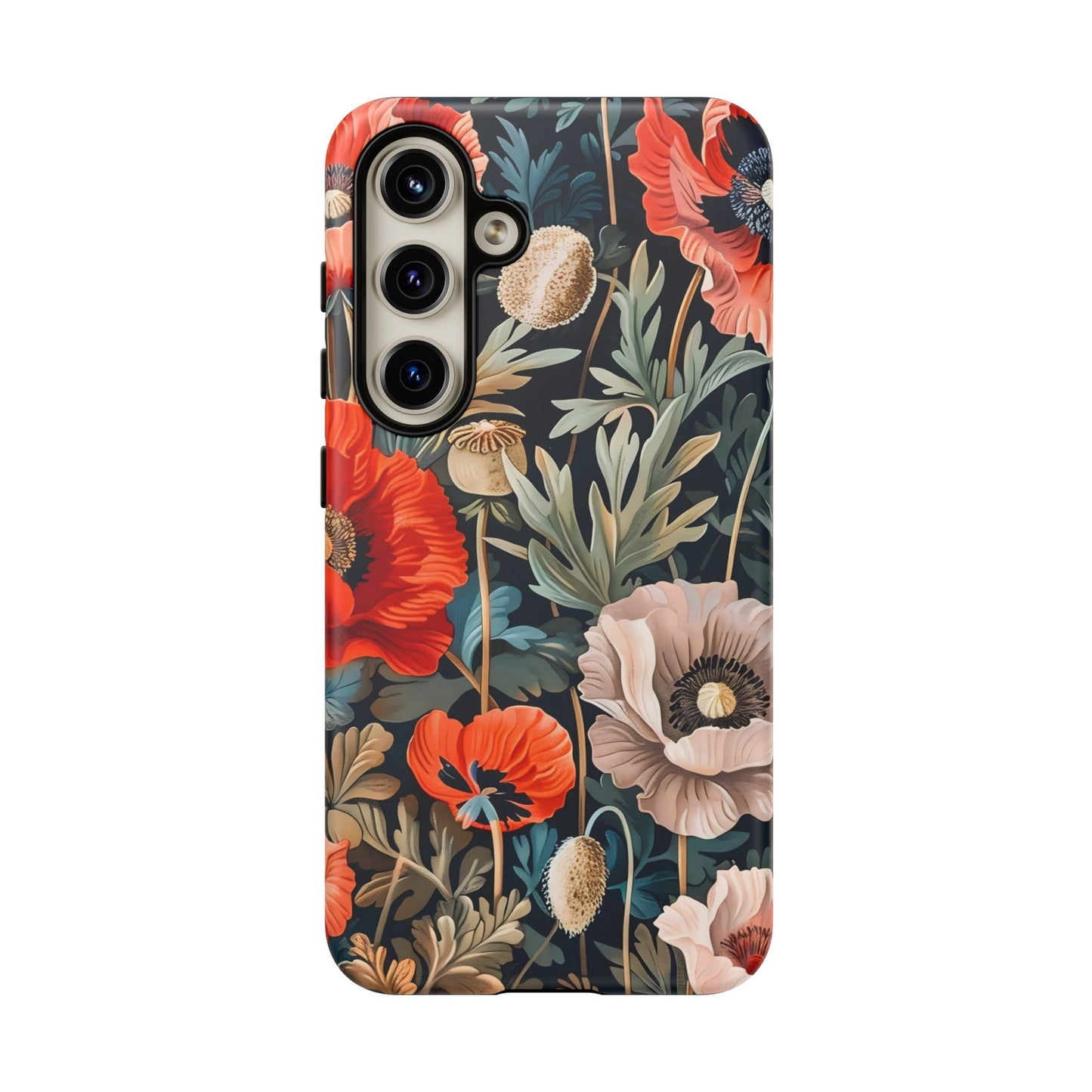 Floral Phone Case - Tough Cases, Flower Design, Chic Tech Accessories, Stylish Gifts, Unique Phone Protectors