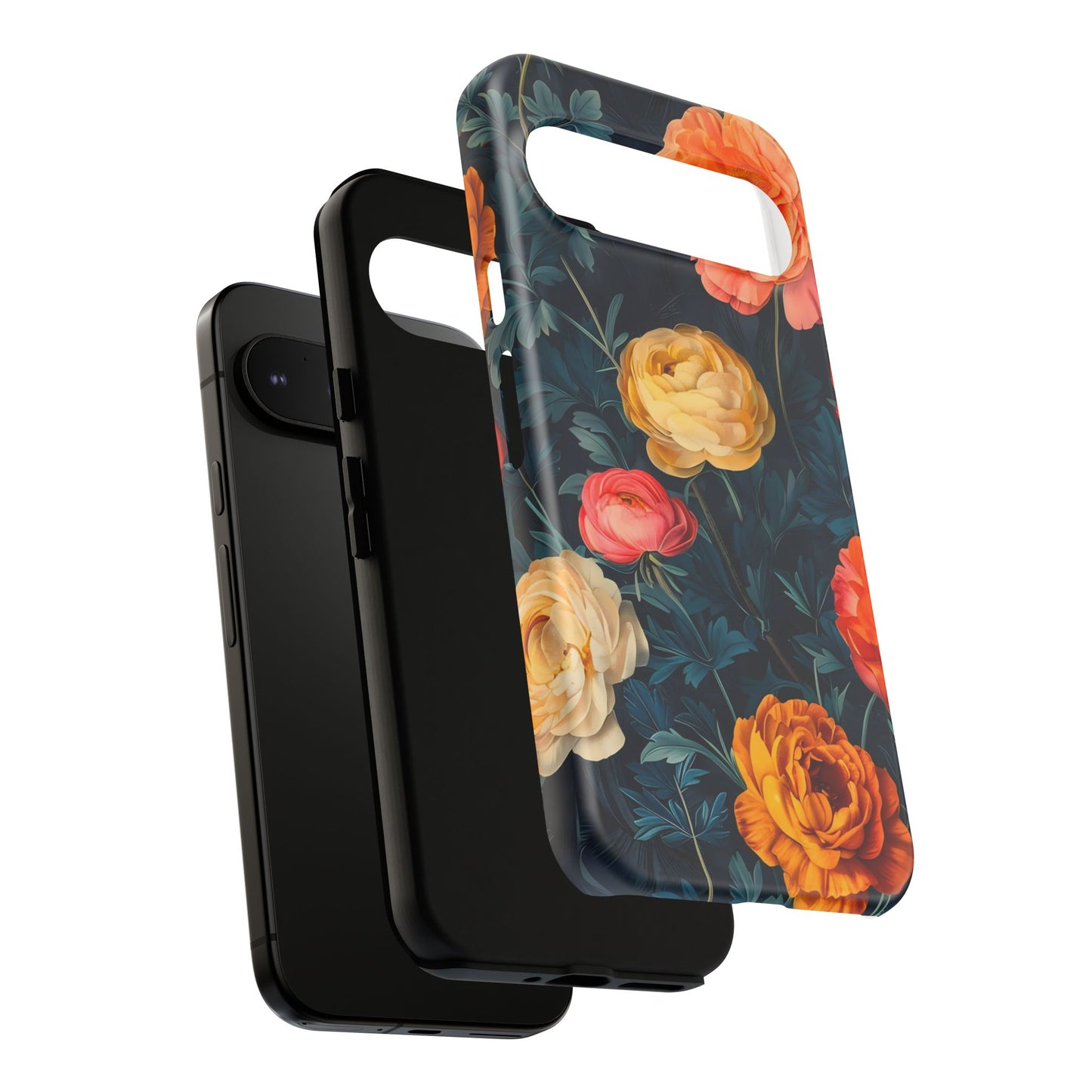 Floral Phone Case - Tough Cases, Stylish Protection, Gift for Flower Lovers, Customizable Cover, Floral Design Mobile Accessory