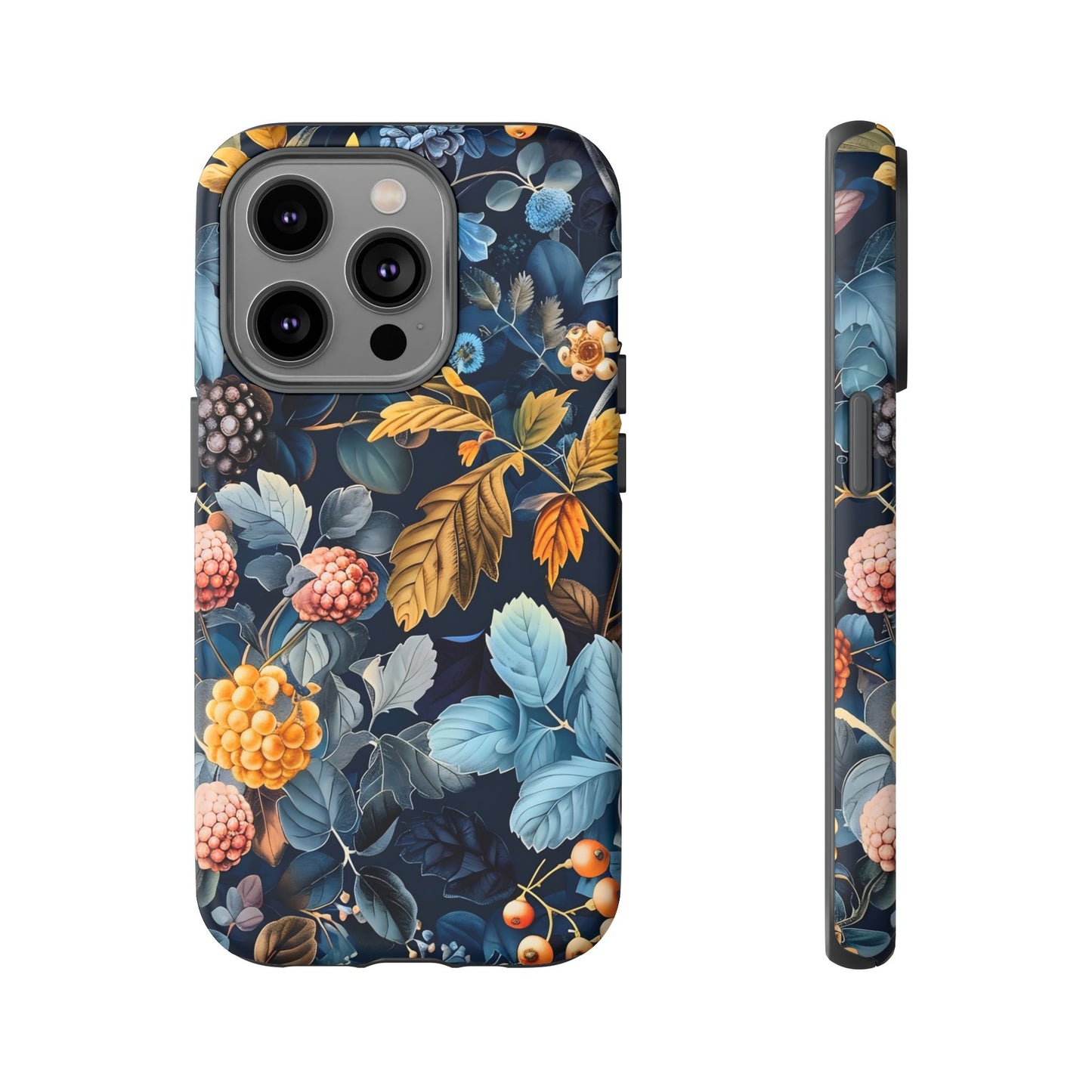 Floral iPhone Case, Tough Phone Cover, Nature-inspired Accessory, Gift for Her, Trendy Protection Case