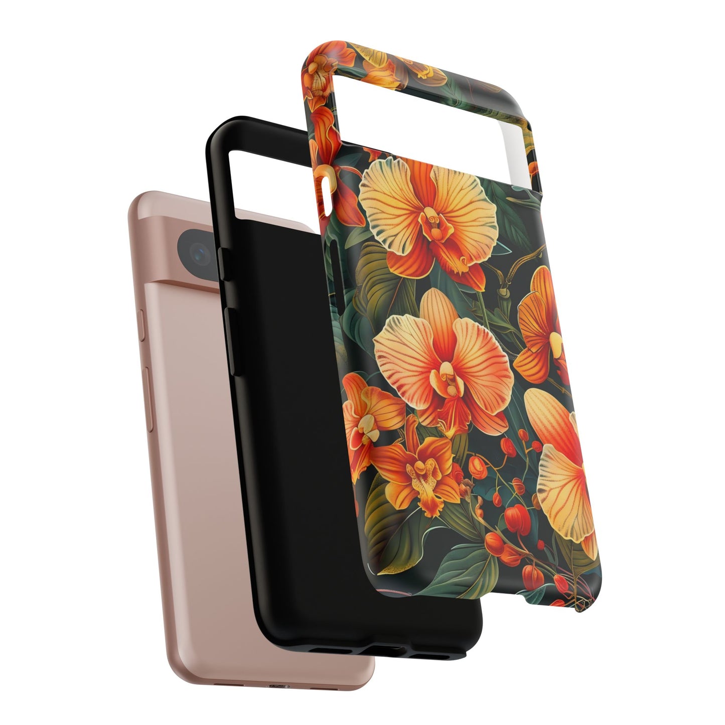 Floral Phone Case - Tough Cases, Protective Cover, Gift for Her, Smartphone Accessory, Floral Design, Nature-Inspired