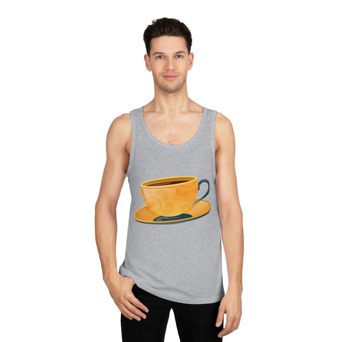 Unisex Softstyle™ Tank Top - Elegant British Tea Cup