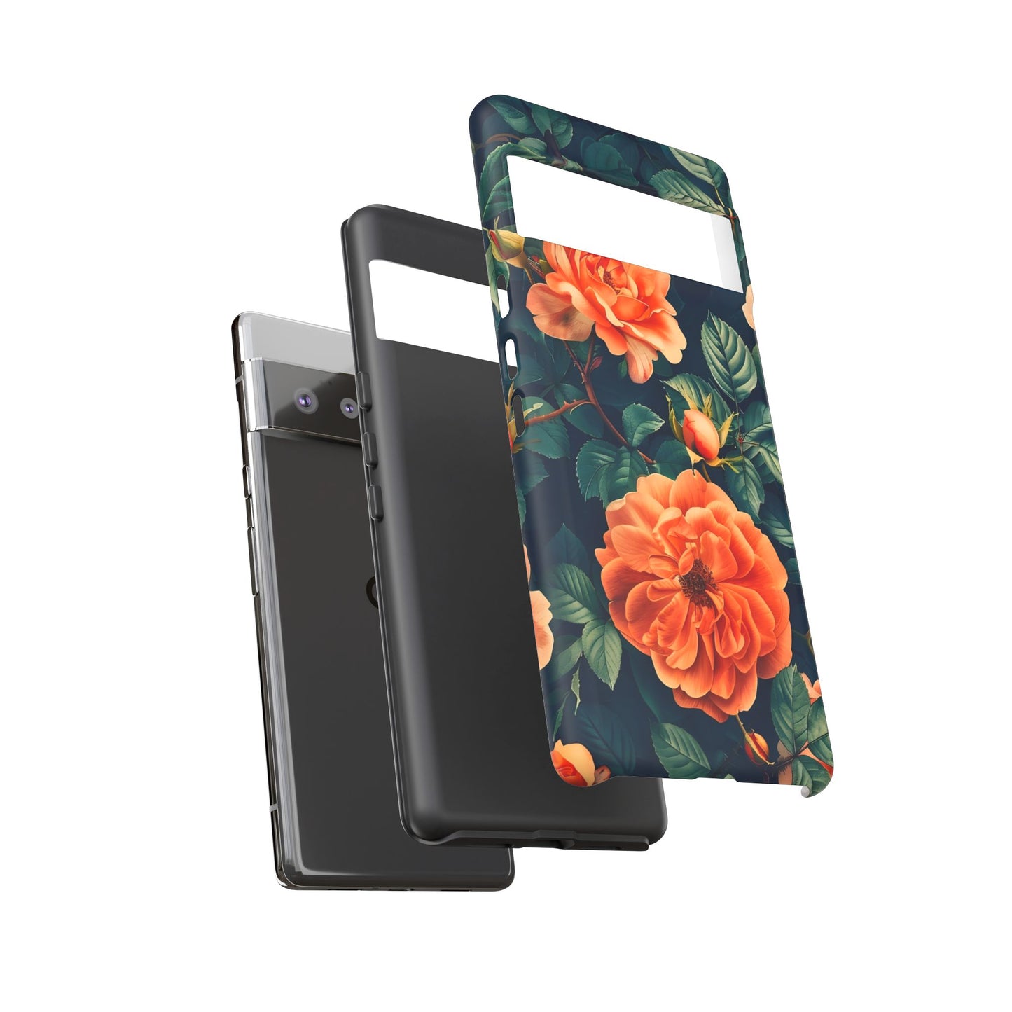 Floral Phone Case, Tough Cases for Nature Lovers, Botanical Design, Phone Protection, Gift for Her, Trending Floral Accessories