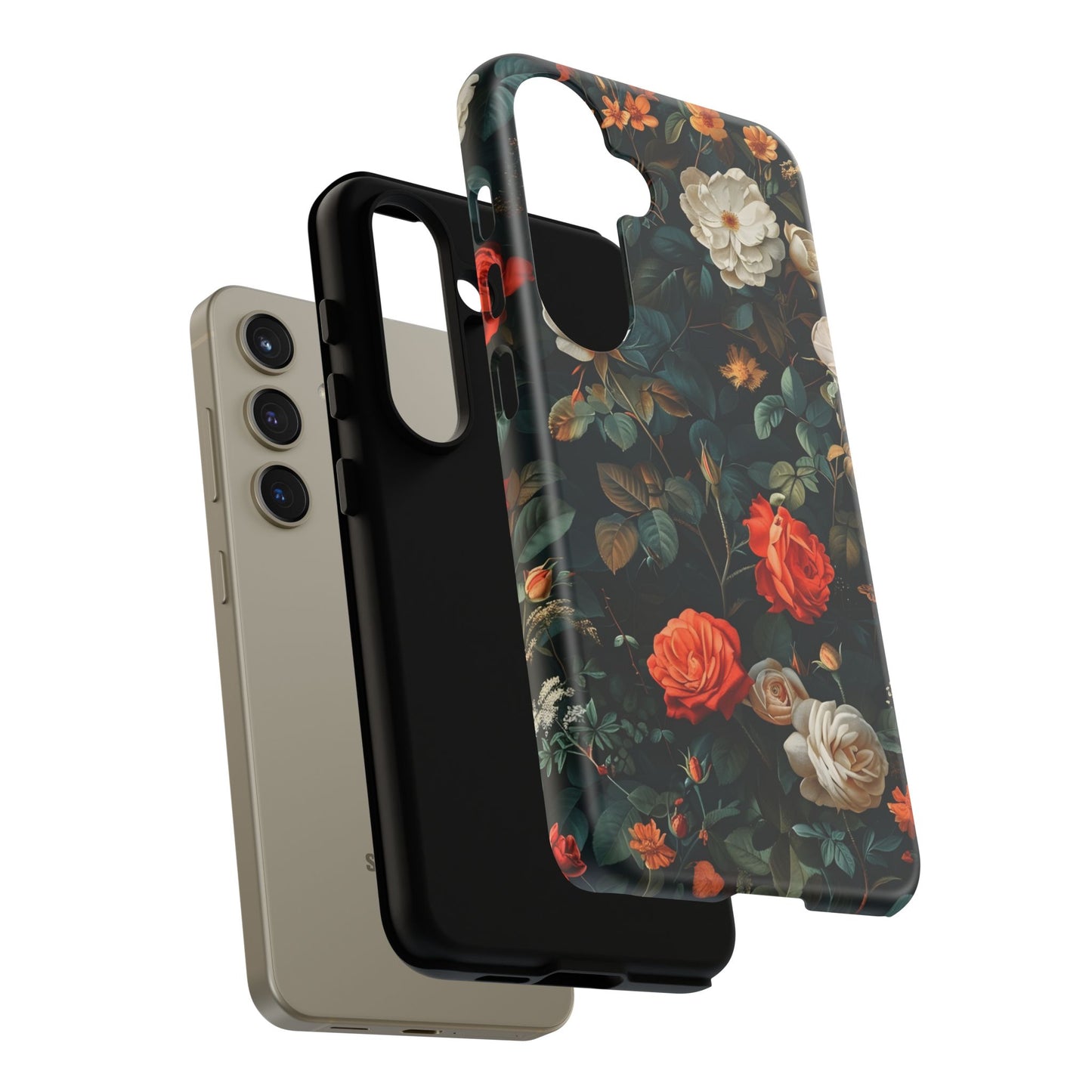 Floral Phone Case | Tough Cases with Elegant Design | Gift for Her, Mother's Day, Birthdays, Personalized, Trendy Tech Accessories