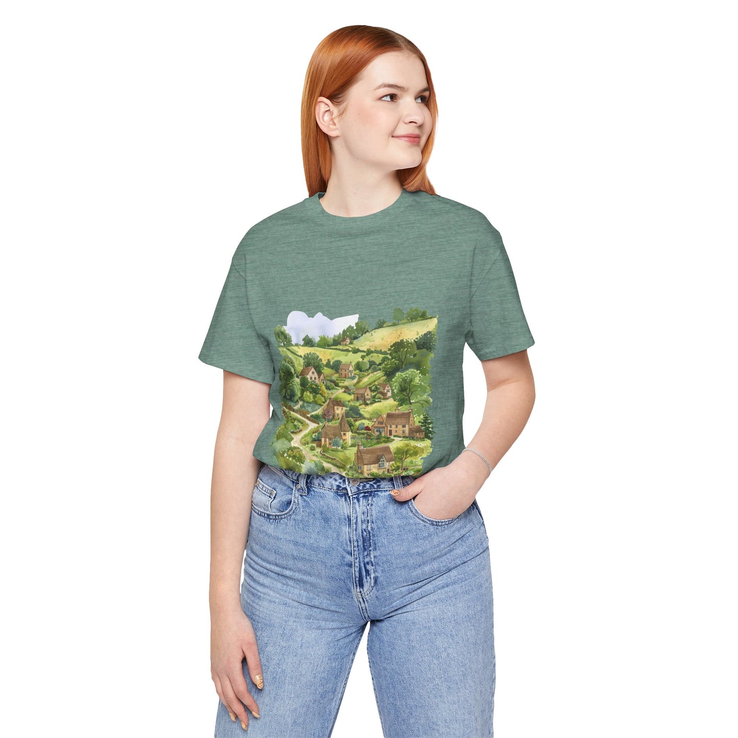 Unisex Jersey Short Sleeve Tee - Enchanting Landscapes of Britain