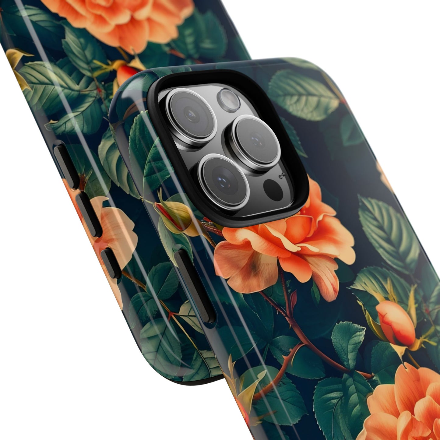 Floral Phone Case, Tough Cases for Nature Lovers, Botanical Design, Phone Protection, Gift for Her, Trending Floral Accessories