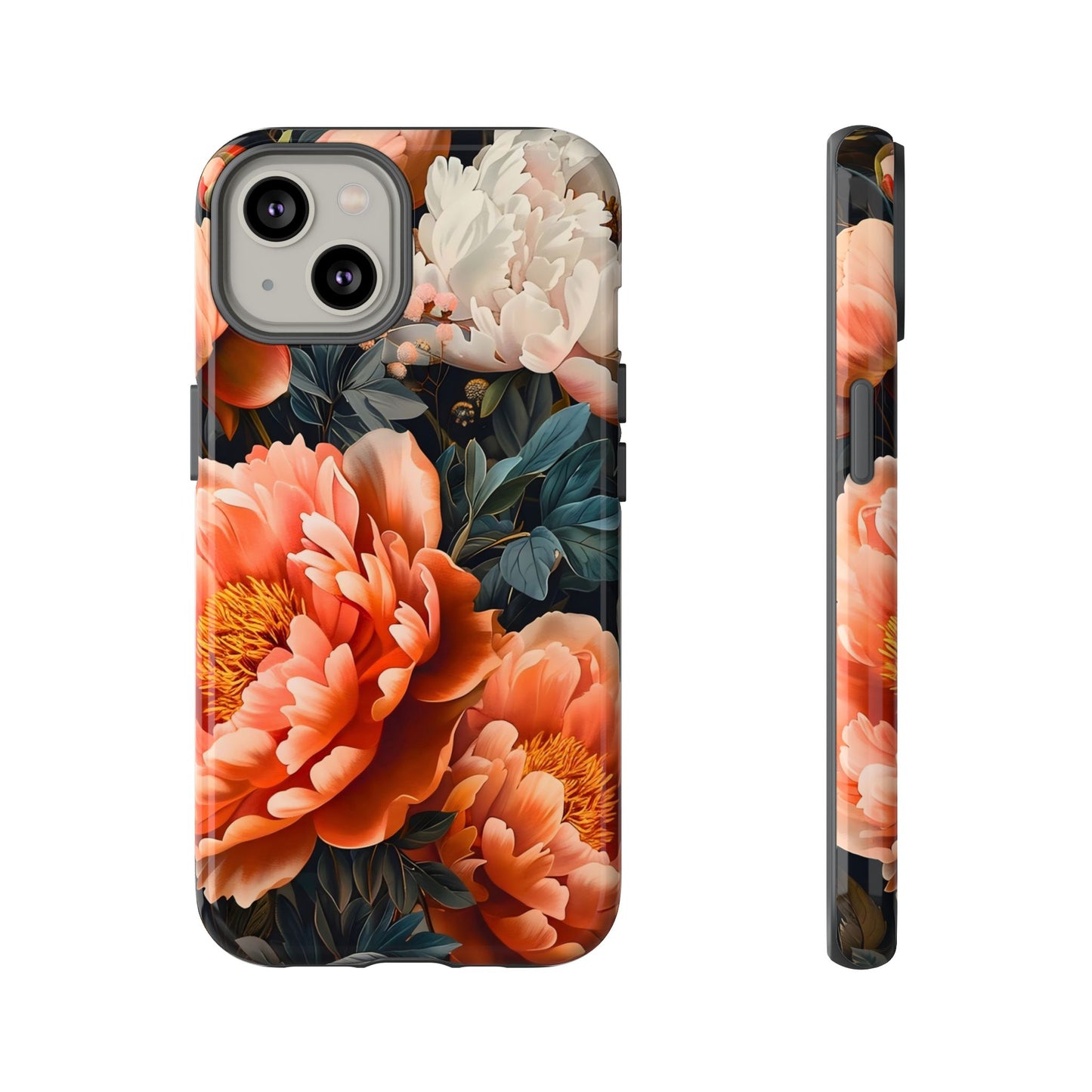 Floral Phone Case - Tough Cases, Durable Cover, Flower Design, Unique Gift, Phone Accessories