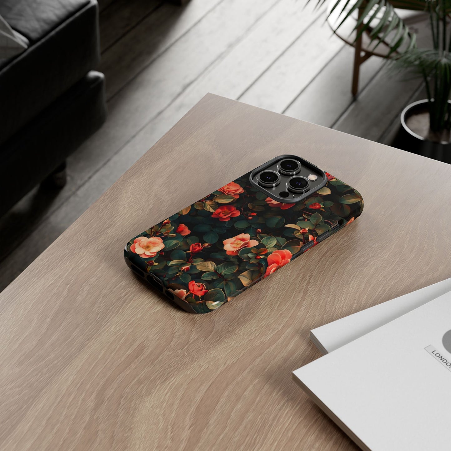 Floral Phone Case - Elegant Floral Design, Tough Protective Case, Perfect Gift for Her, Trendy Phone Accessories, Mother’s Day, Birthday
