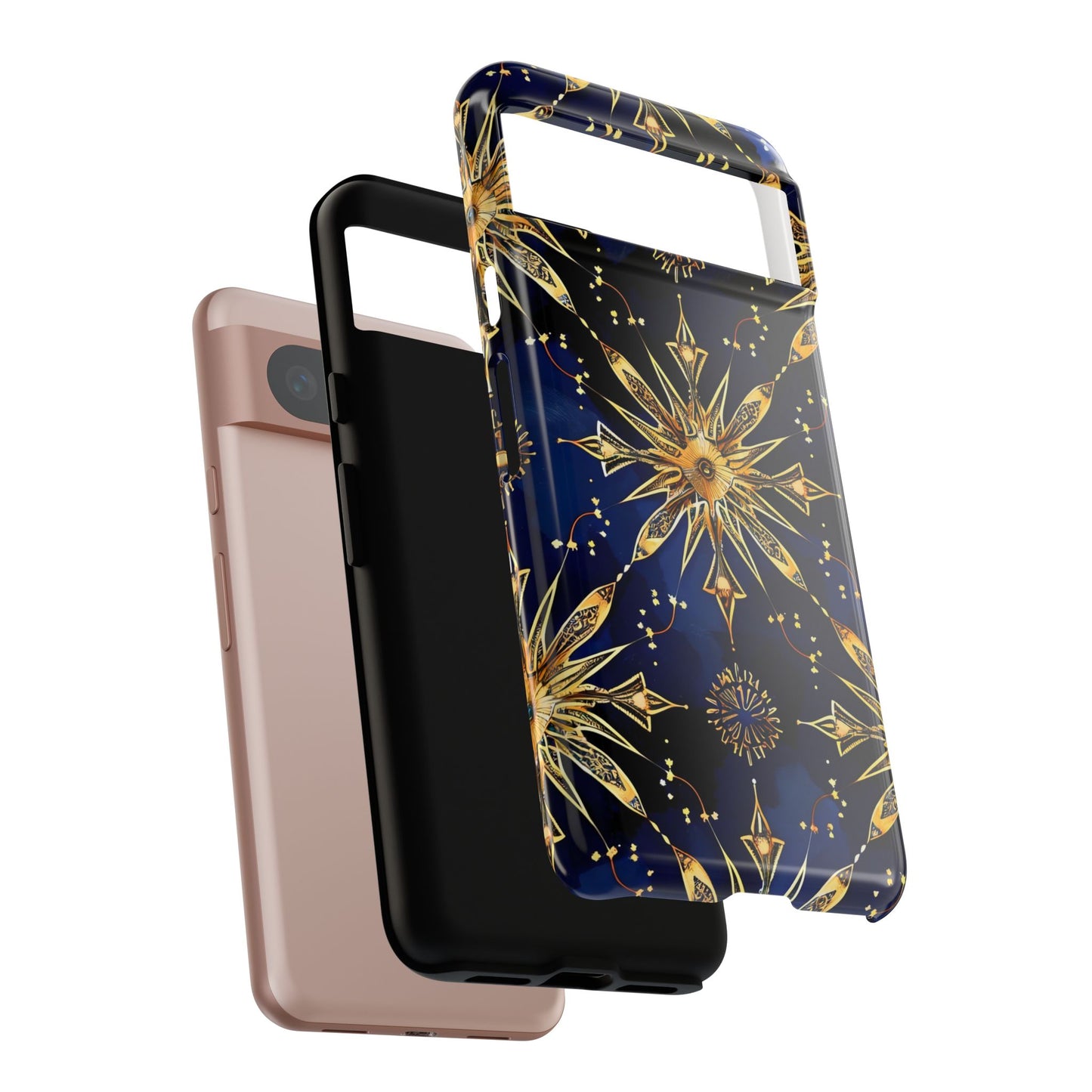 Tough Cases Phone Case with Celestial Design, Stylish Phone Cover, Unique Gift for Space Lovers, Durable Protection, Cosmic Art