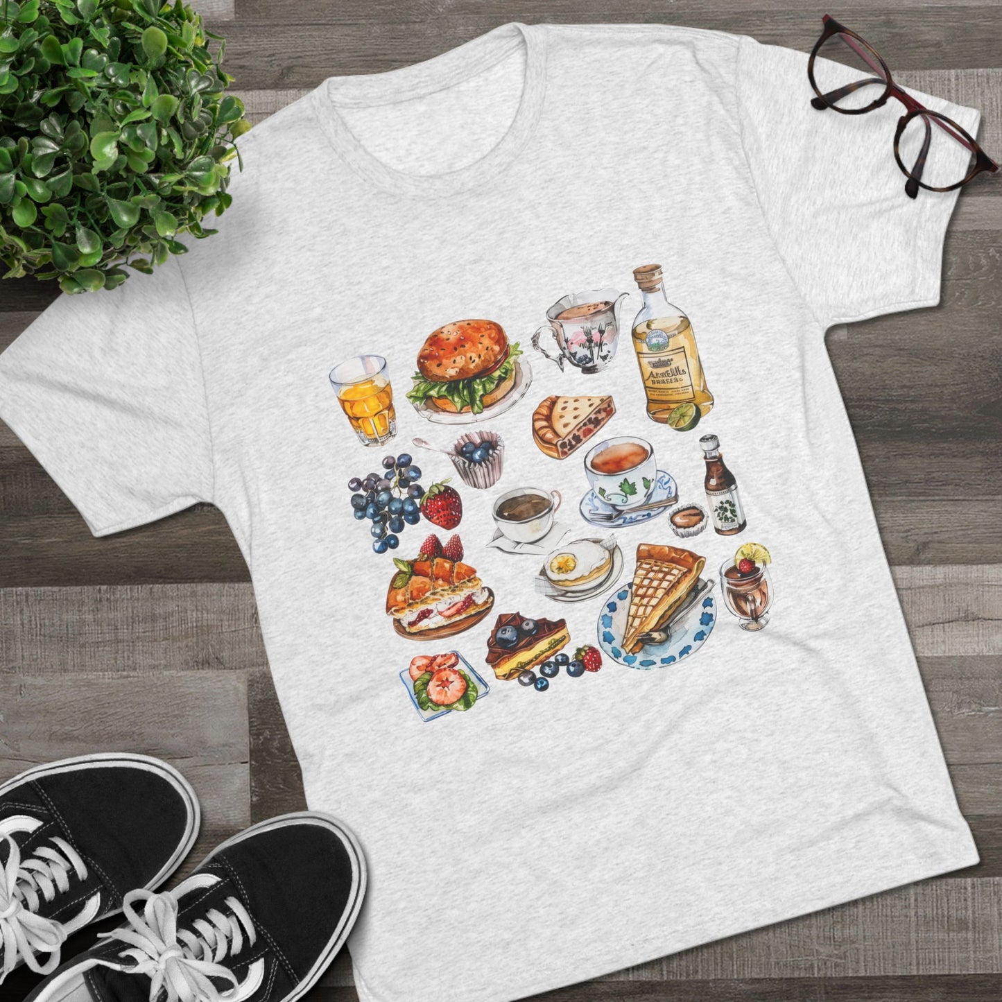 Vintage England Cozy Unisex Tri-Blend Crew Tee