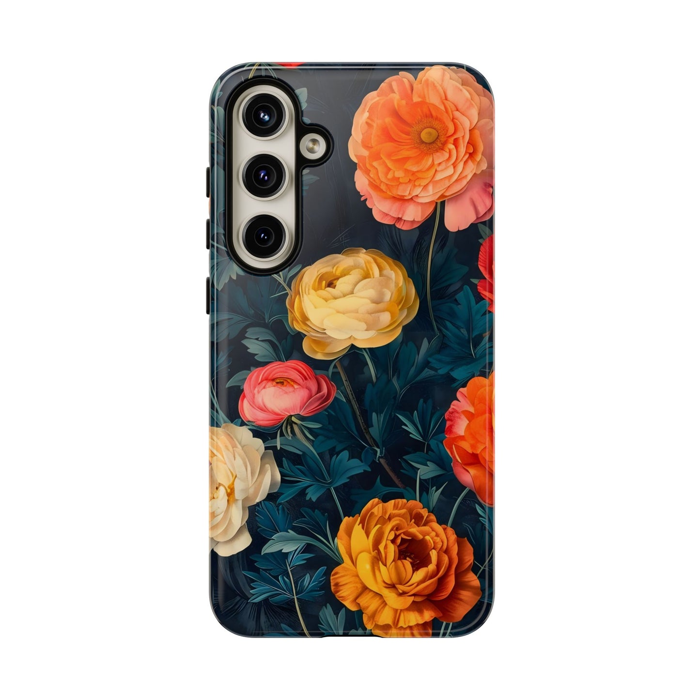 Floral Phone Case - Tough Cases, Stylish Protection, Gift for Flower Lovers, Customizable Cover, Floral Design Mobile Accessory