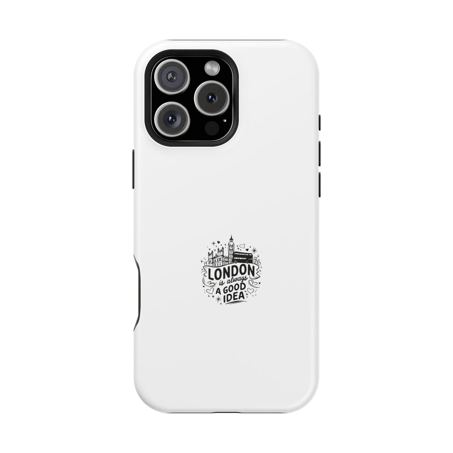 London Good Idea Magnetic Phone Case, Travel Accessories, Unique Gift, Phone Cover, London Souvenir, Custom Case