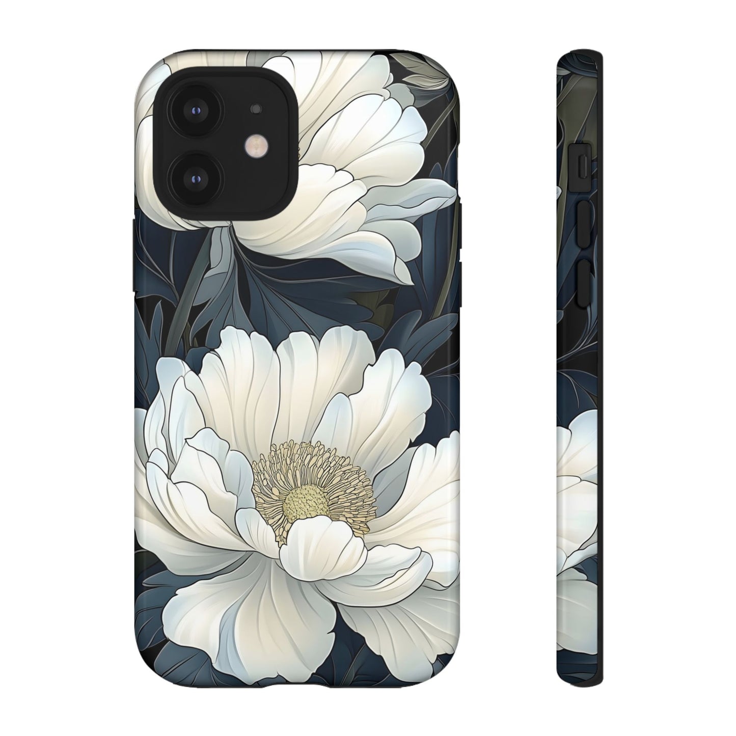 Elegant Floral Phone Case, Floral iPhone Cover, Flower Art Phone Case, Eco-Friendly Mobile Protection, Tough & Stylish Phone Case