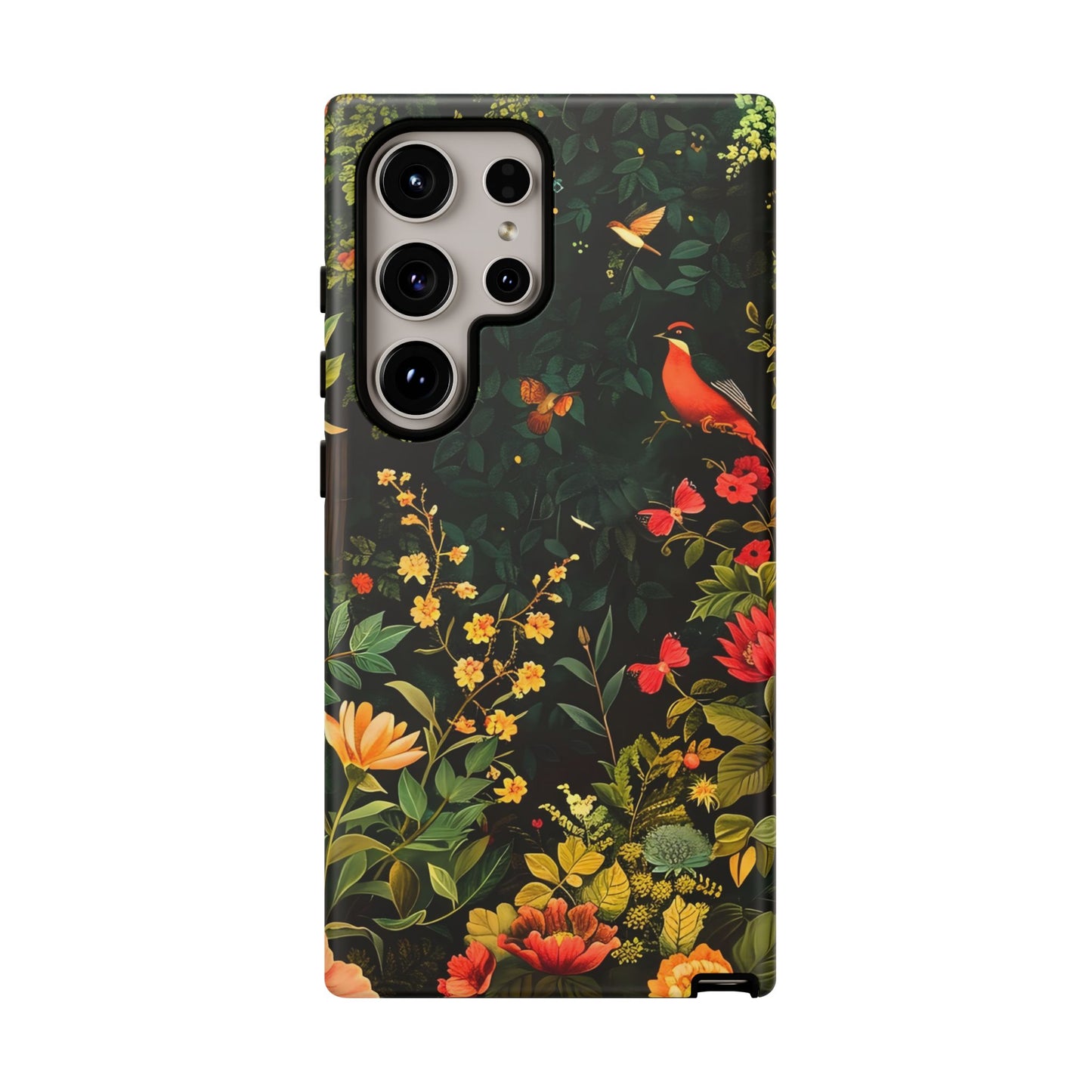 Floral Tough Phone Case, Nature-Inspired Design, Ideal for Garden Lovers, Gift for Birthdays, Christmas, Eco-Friendly Accessory