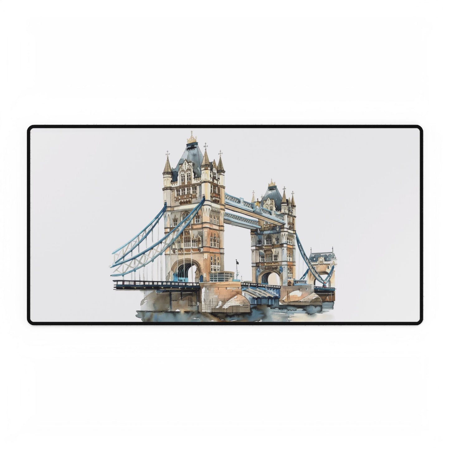 London Bridge Desk Mat, Elegant Desk Pad, Office Decor, Gift for Home Office, Unique Mouse Pad
