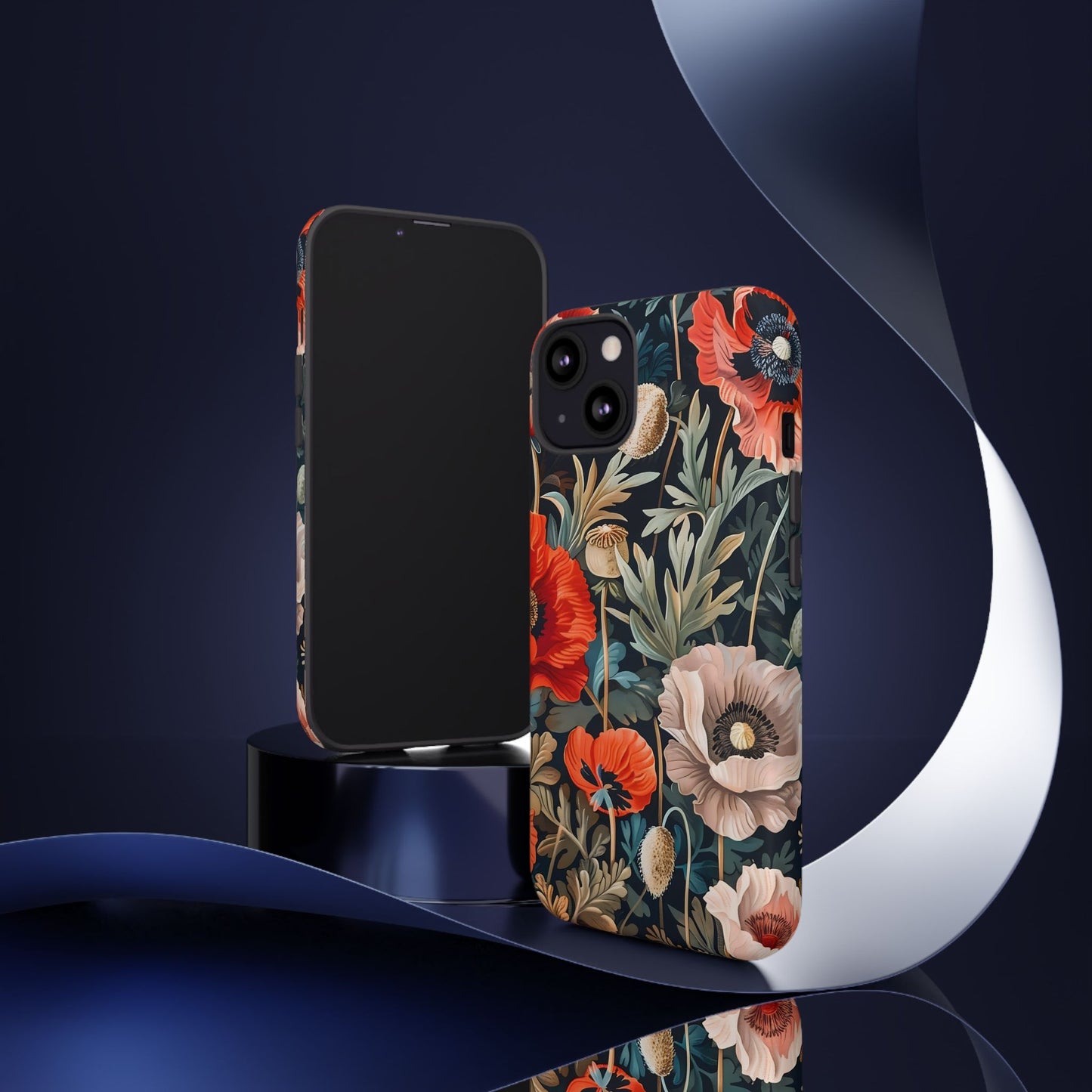 Floral Phone Case - Tough Cases, Flower Design, Chic Tech Accessories, Stylish Gifts, Unique Phone Protectors