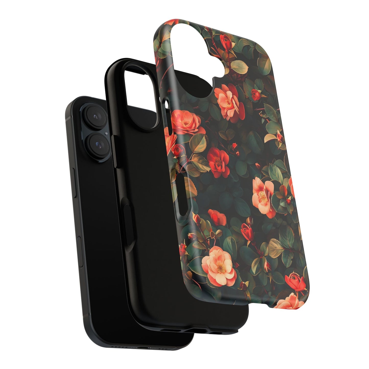 Floral Phone Case - Elegant Floral Design, Tough Protective Case, Perfect Gift for Her, Trendy Phone Accessories, Mother’s Day, Birthday