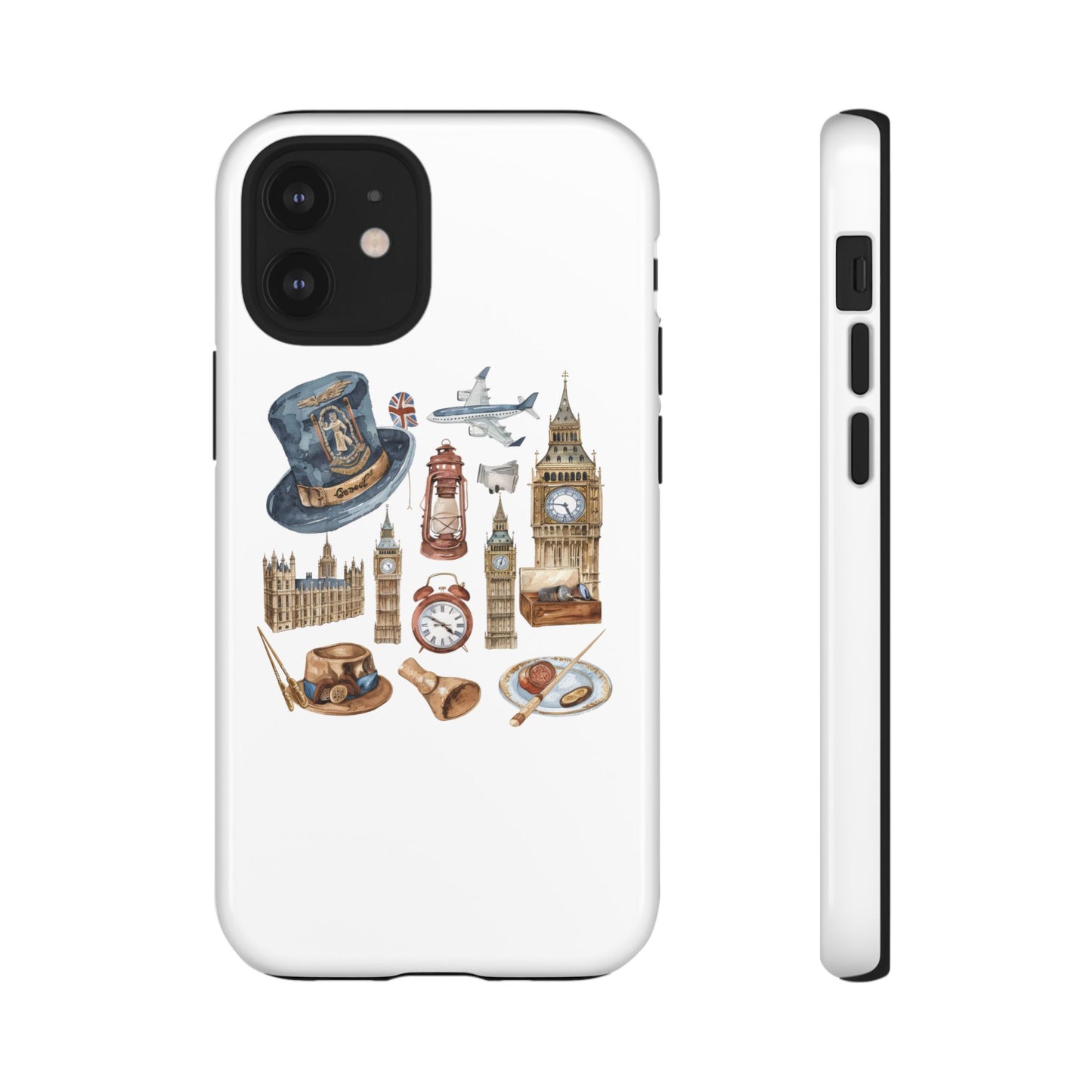 London-Themed Phone Case, Durable iPhone Cover, Gift for Travelers, Unique Cell Phone Accessories, Stylish Gadget Protection
