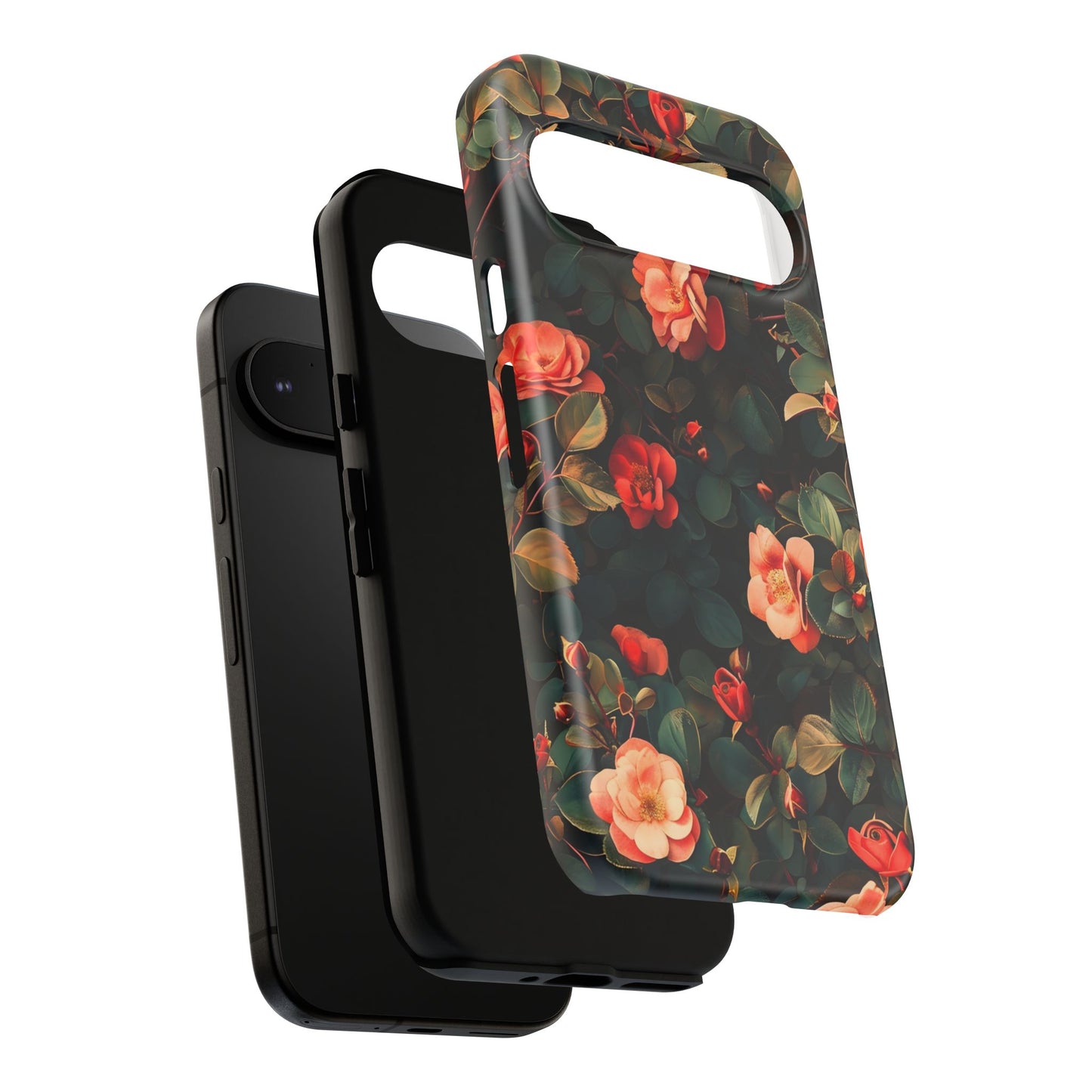 Floral Phone Case - Elegant Floral Design, Tough Protective Case, Perfect Gift for Her, Trendy Phone Accessories, Mother’s Day, Birthday