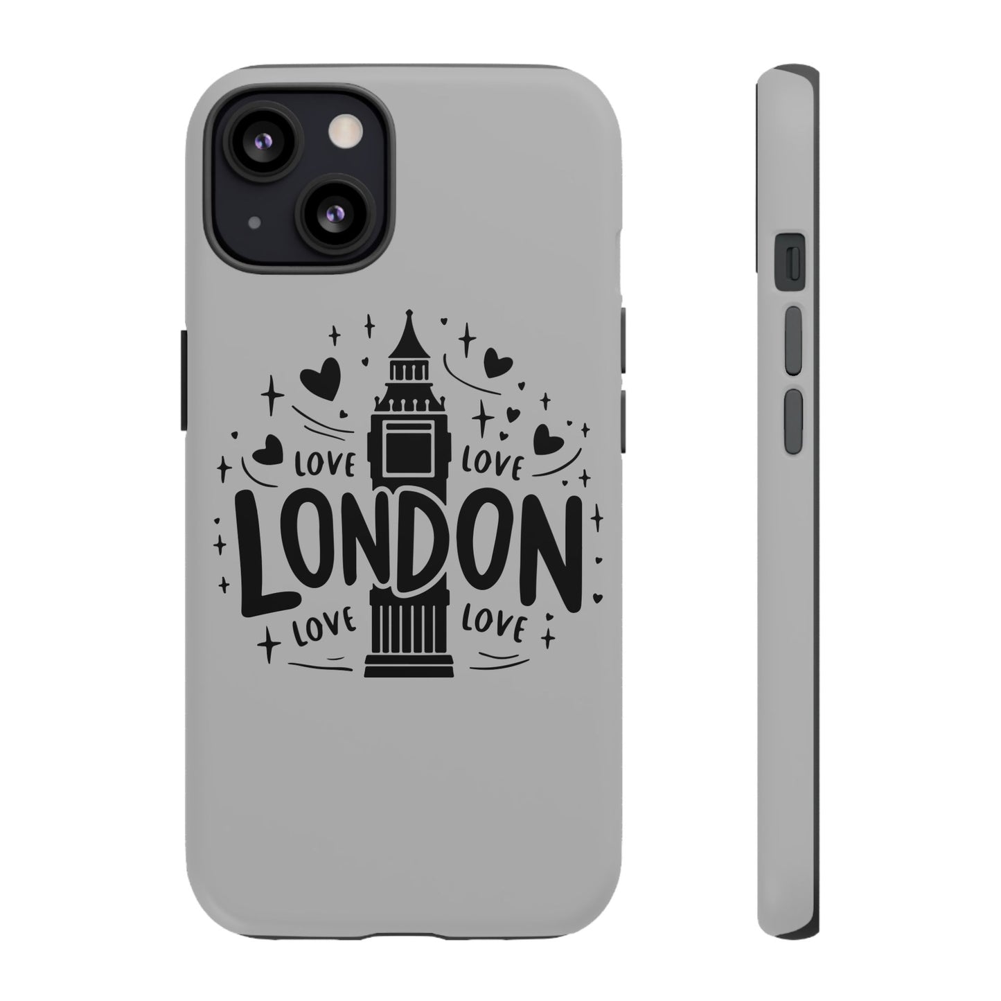 London Love Phone Case, Tough Cases, Stylish Phone Accessories, Unique Gift for Travelers, London Souvenir, Love Design