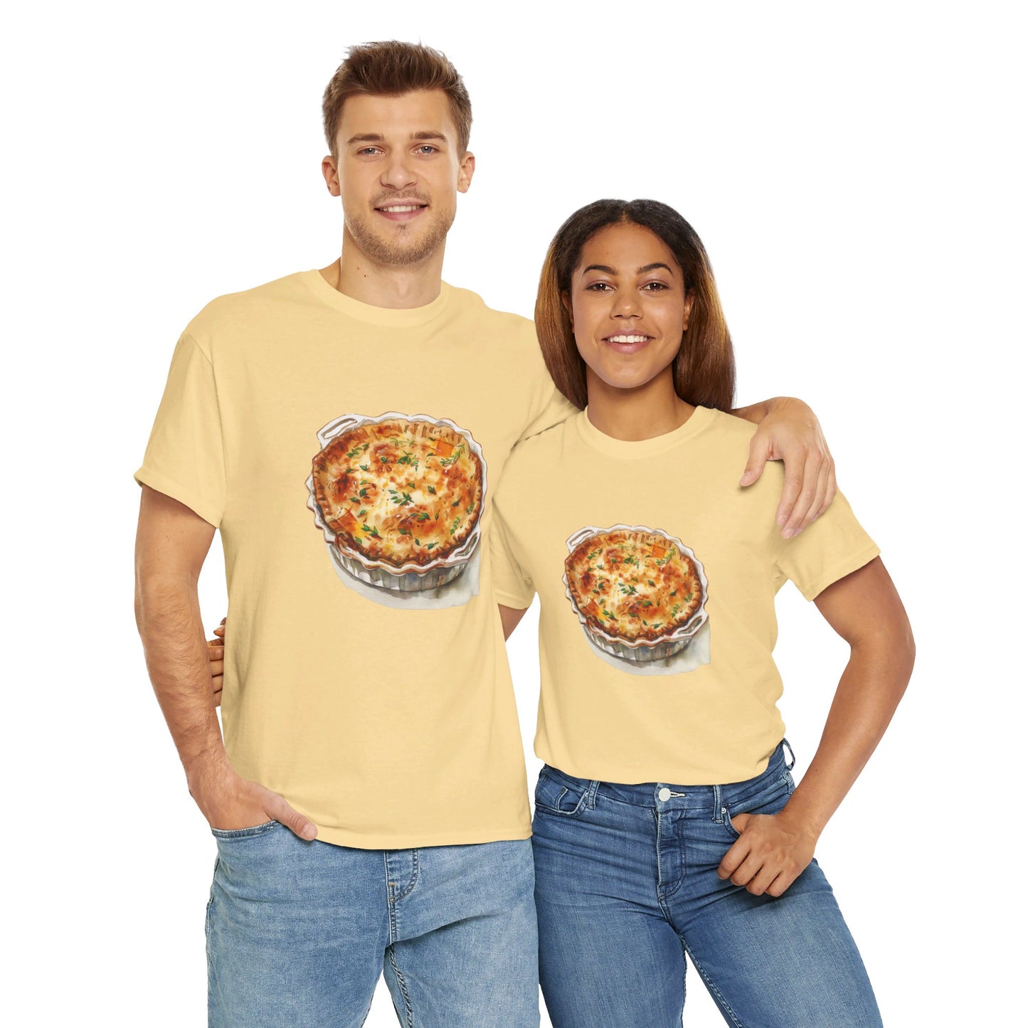 British Food - Savory Classics and Traditional Delights Cozy Unisex Heavy Cotton T-Shirt