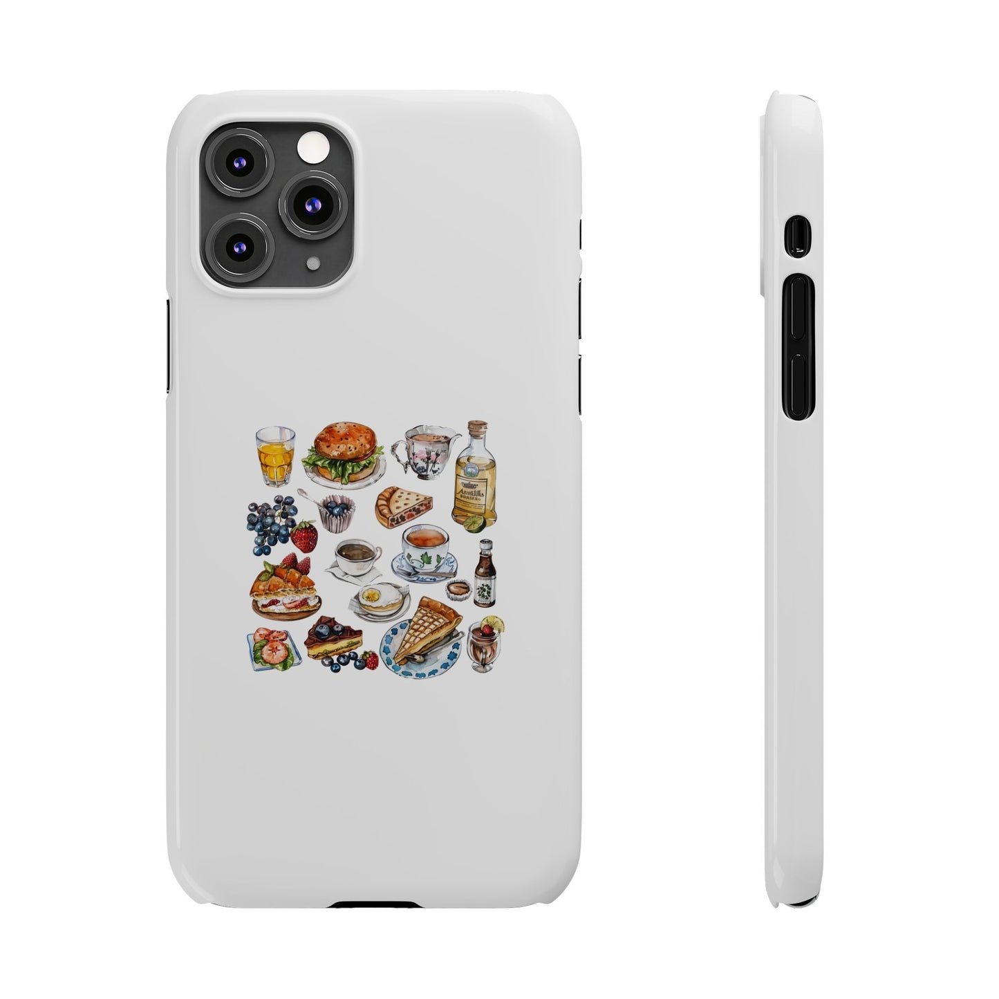 Delightful Foodie Phone Cases for Culinary Lovers | Slim Protective Cases | Ideal Gift for Food Enthusiasts, Unique Kitchen Decor