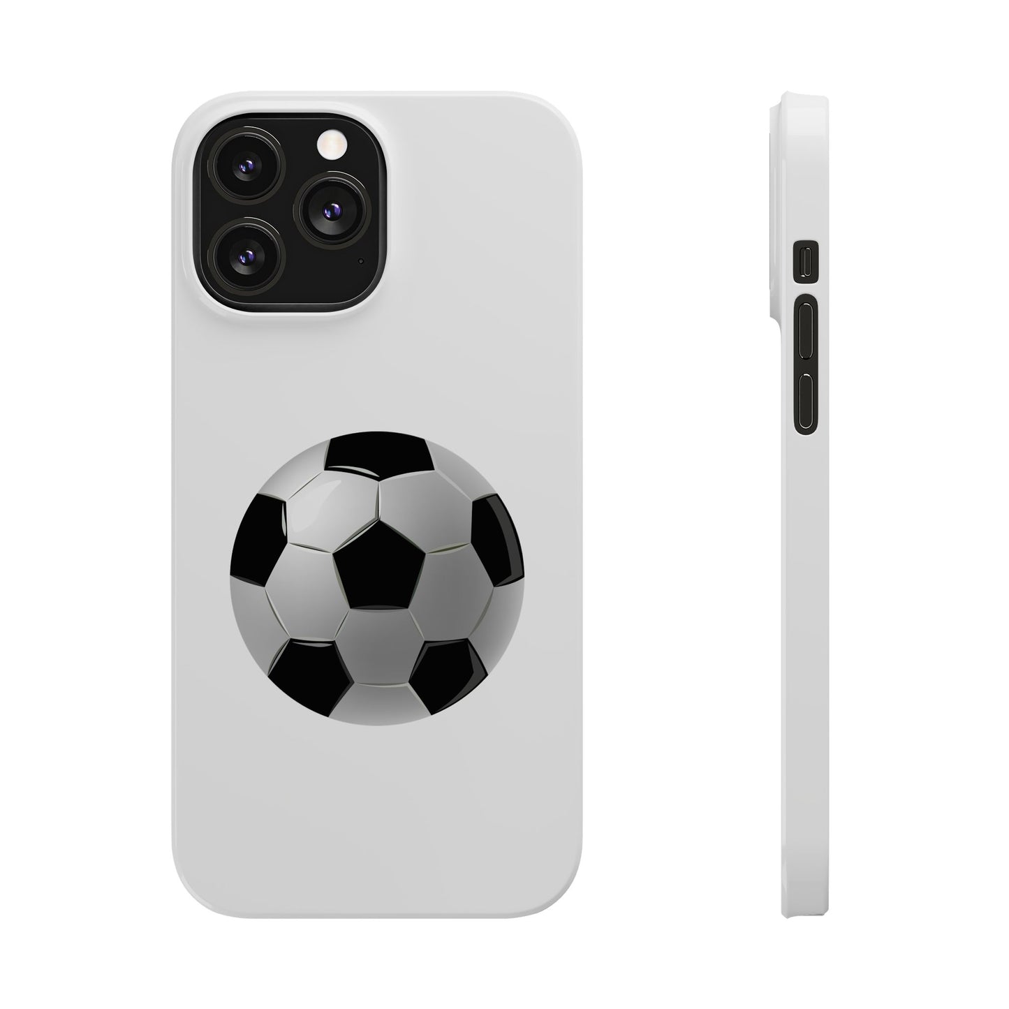 Soccer Ball Slim Phone Cases - Perfect for Sports Lovers, Gift for Athletes, Birthday Present, Stylish Accessories, Phone Protection