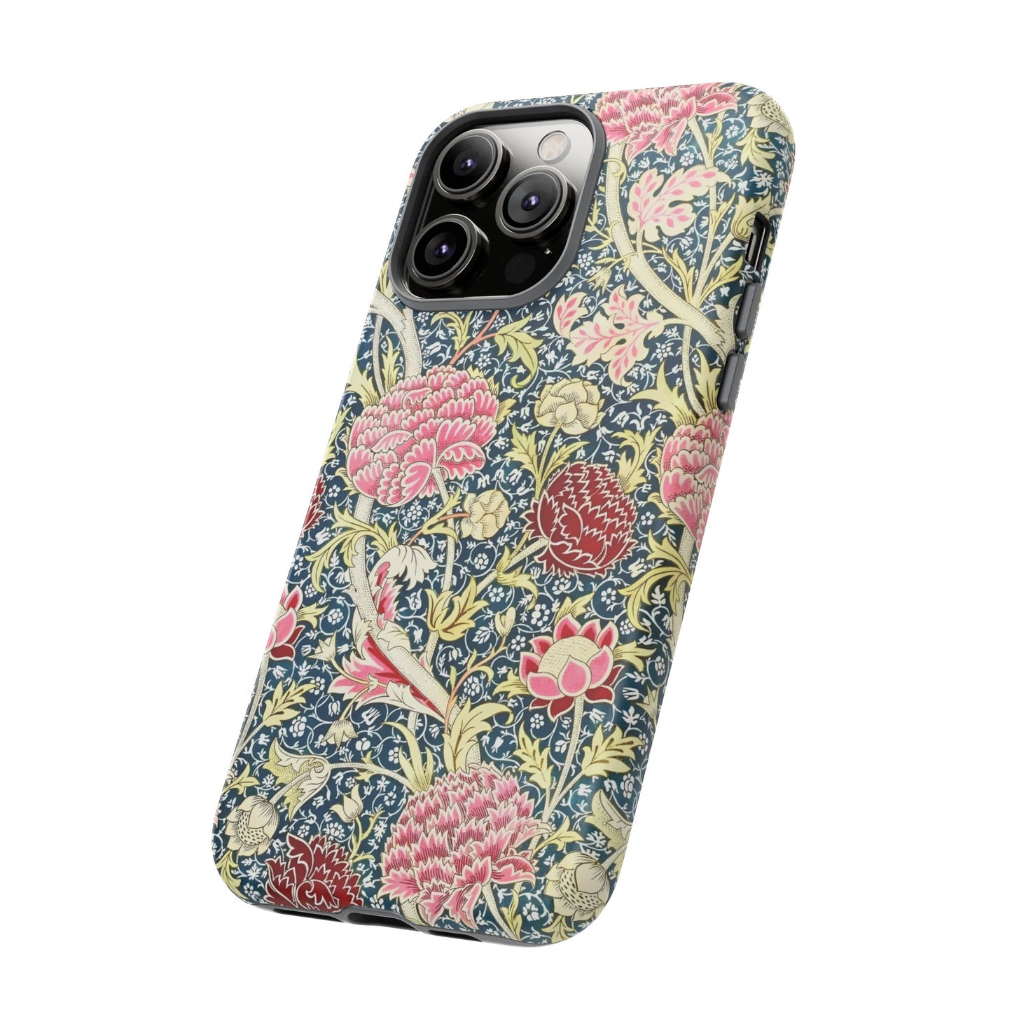 Floral Phone Case, Tough Cases, Durable Phone Cover, Stylish Phone Protector, Gift Idea for Nature Lovers, Floral Pattern Tech Accessories