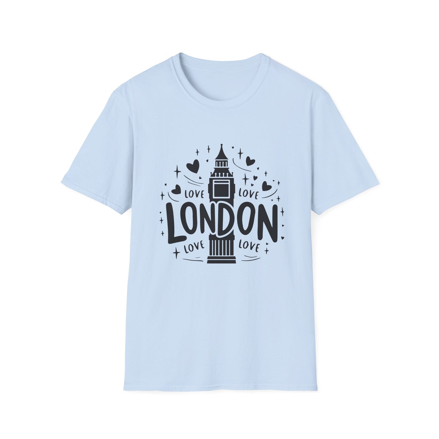 Love London Durable Unisex Softstyle T-Shirt