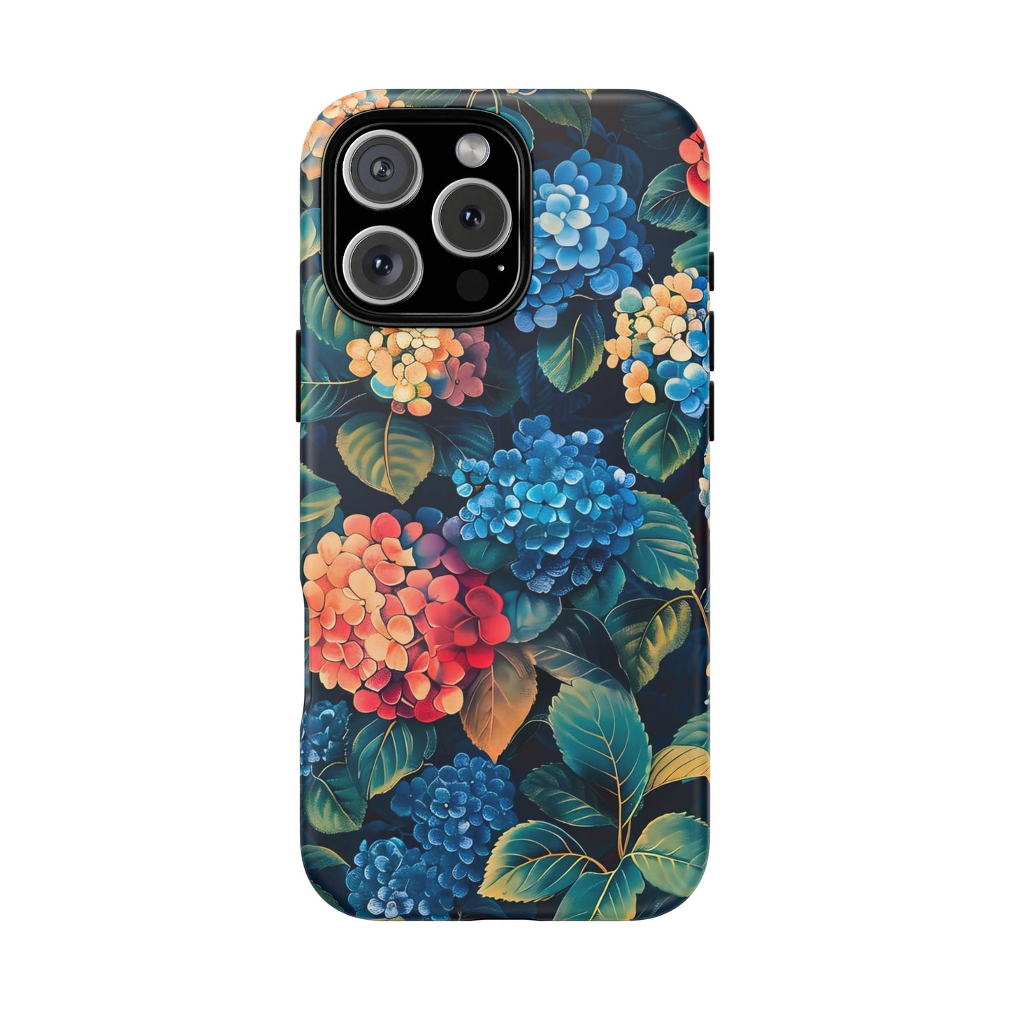 Floral Tough Phone Case, Durable Smartphone Cover, Flower Design, Gift for Her, Stylish Protection