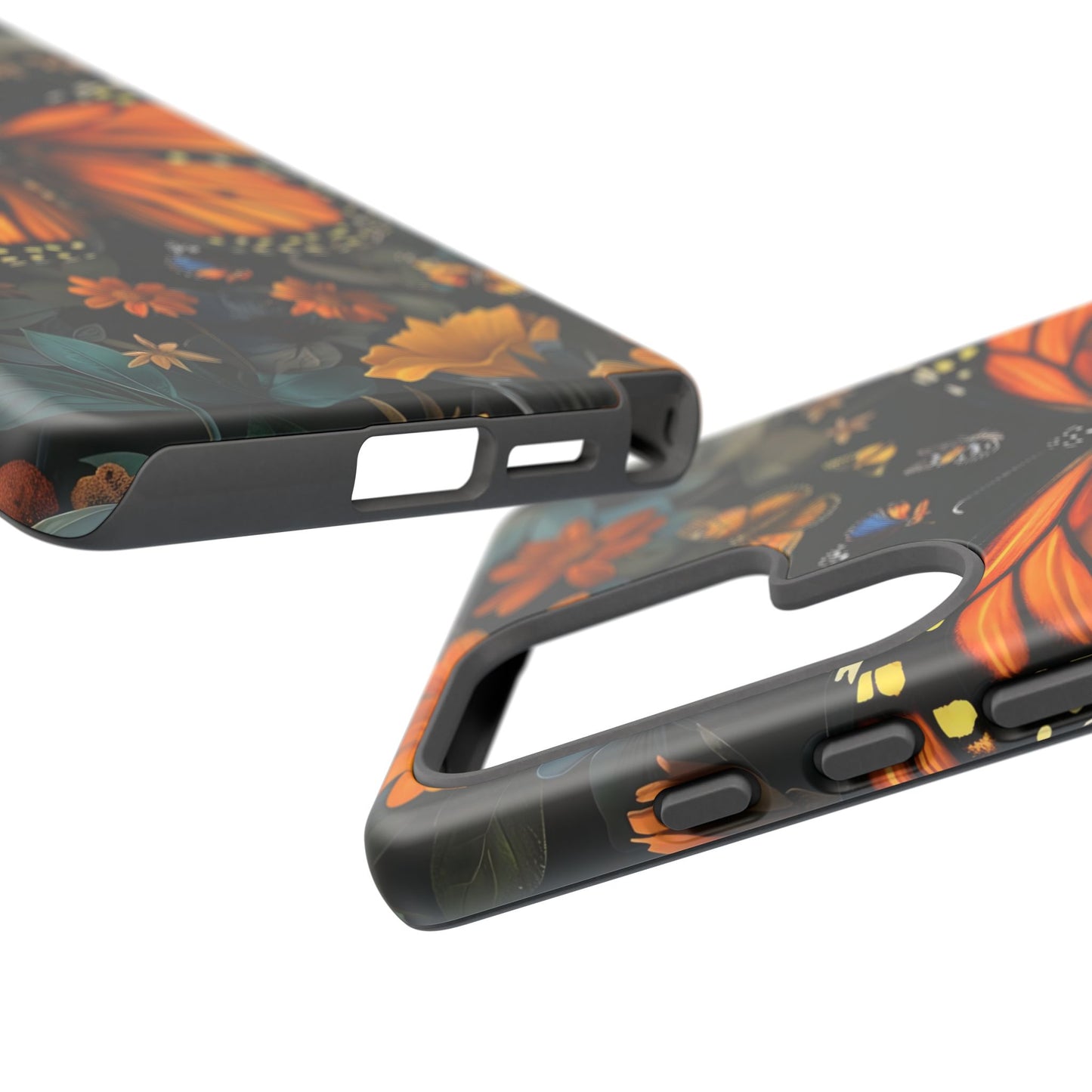 Monarch Butterfly Phone Case, Tough Cases, Nature Lover Gift, Floral Mobile Cover, Eco-Friendly Phone Accessory, Butterfly Design